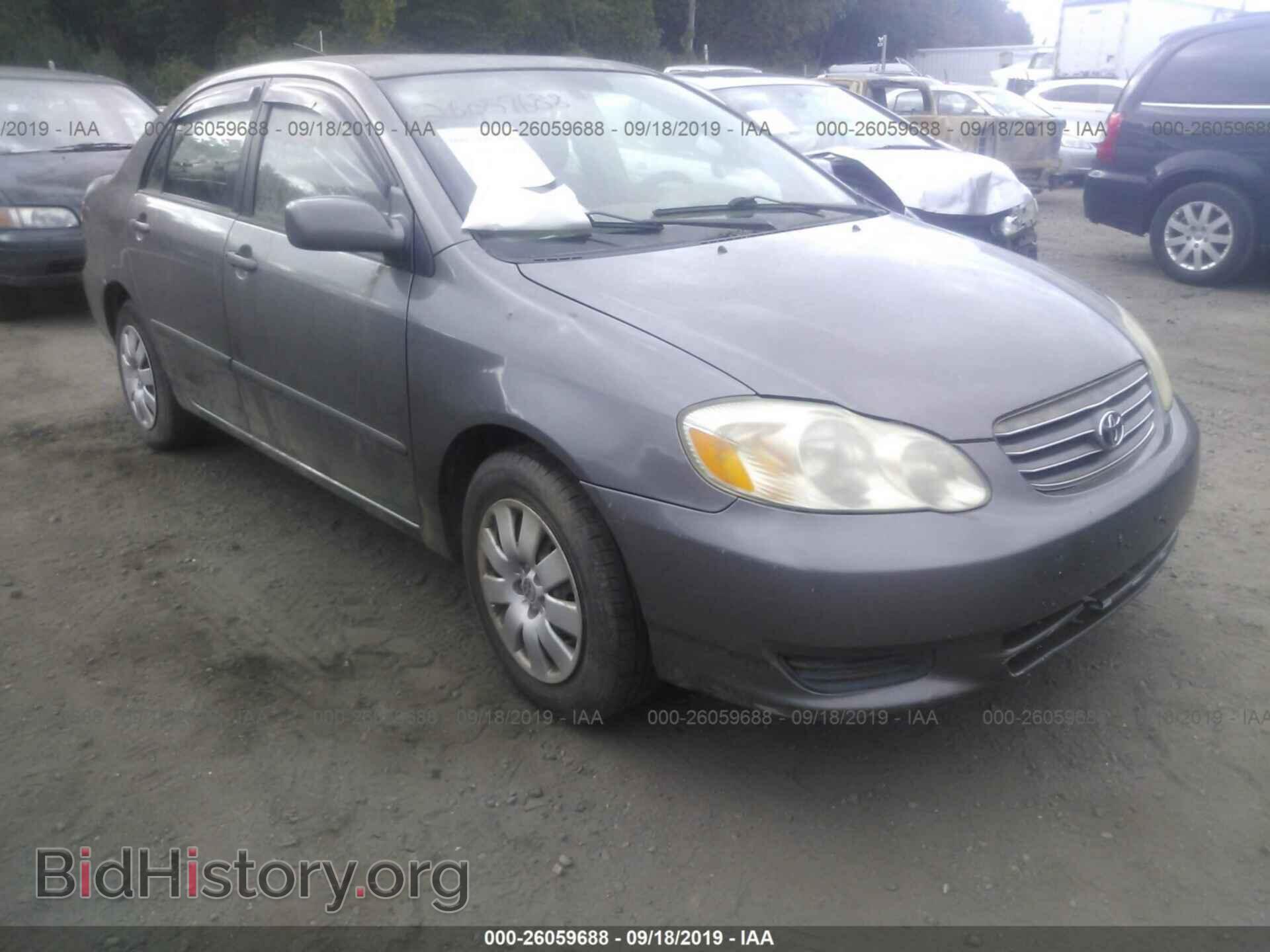 Photo 2T1BR32E43C031836 - TOYOTA COROLLA 2003