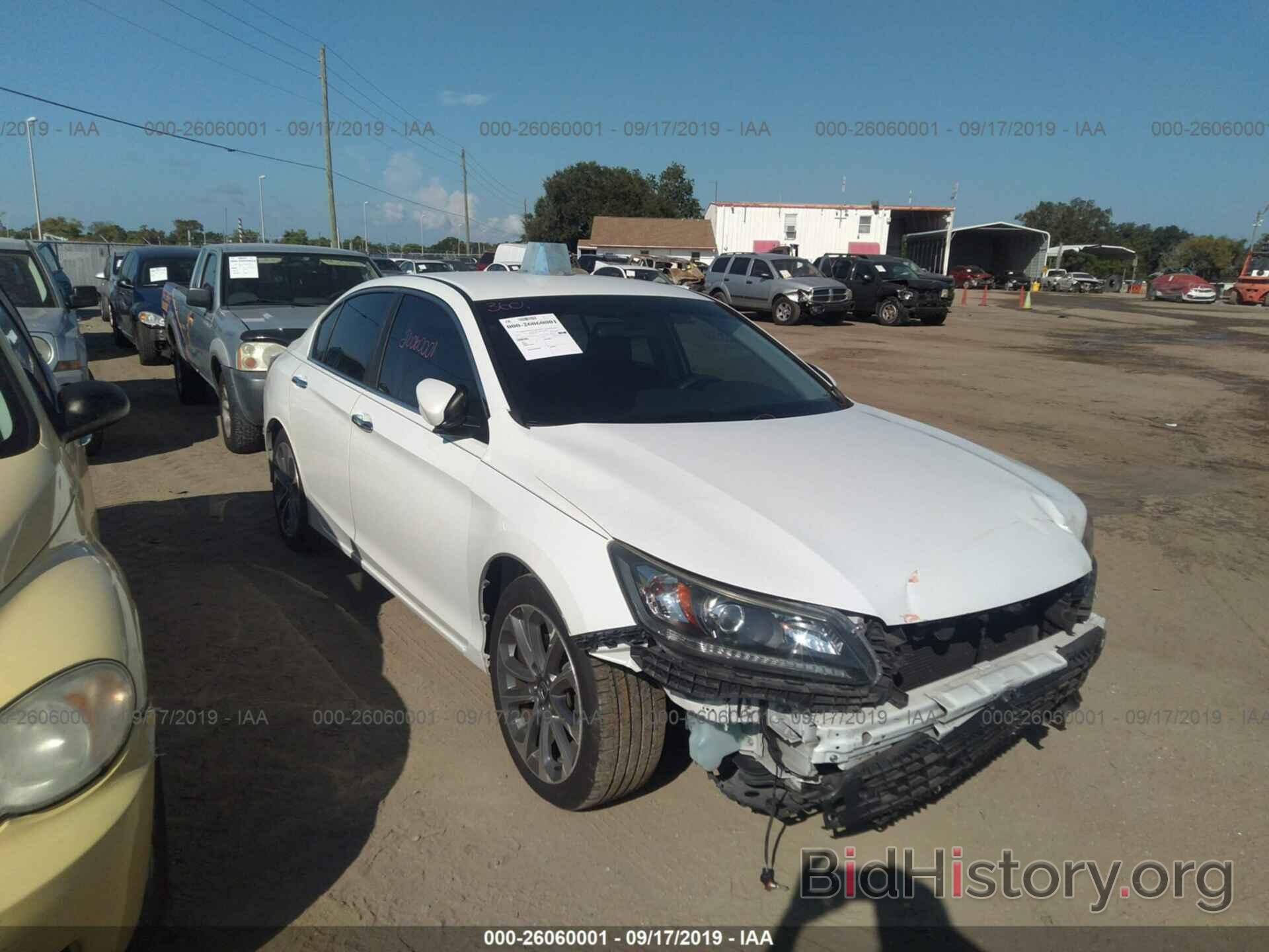 Photo 1HGCR2F50EA054645 - HONDA ACCORD 2014