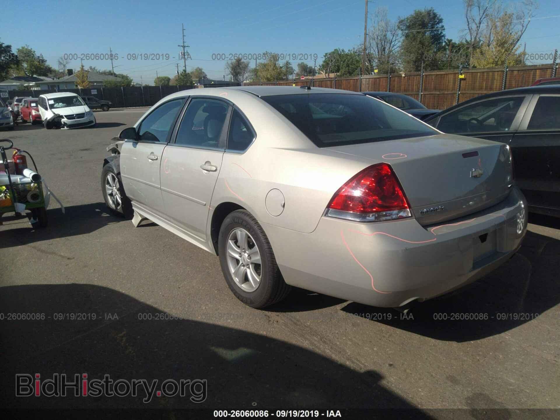 2012 CHEVROLET IMPALA - VIN: 2G1WF5E35C1152656 - Фото 3
