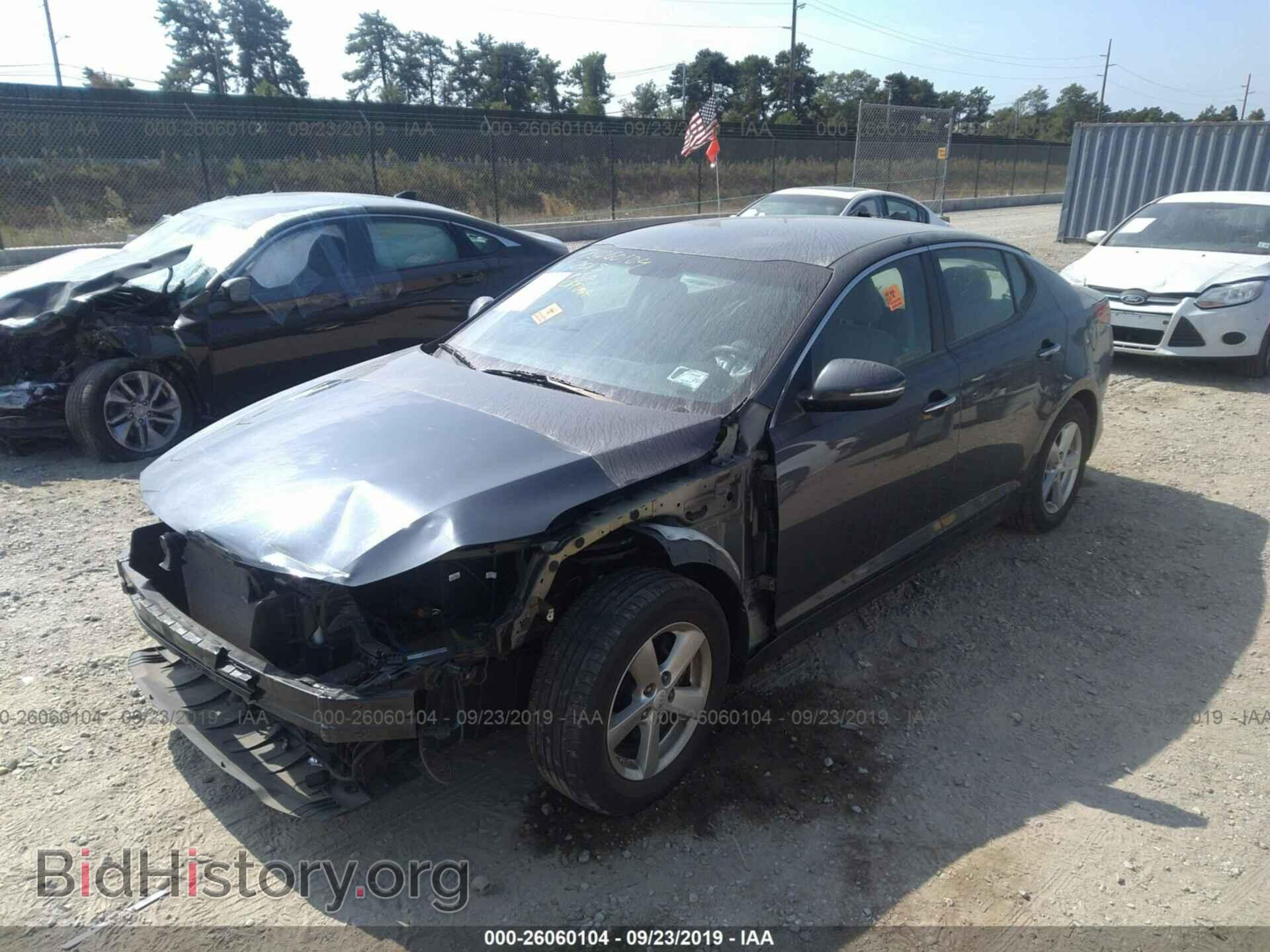 2015 KIA OPTIMA - VIN: KNAGM4A70F5628817 - Photo 2