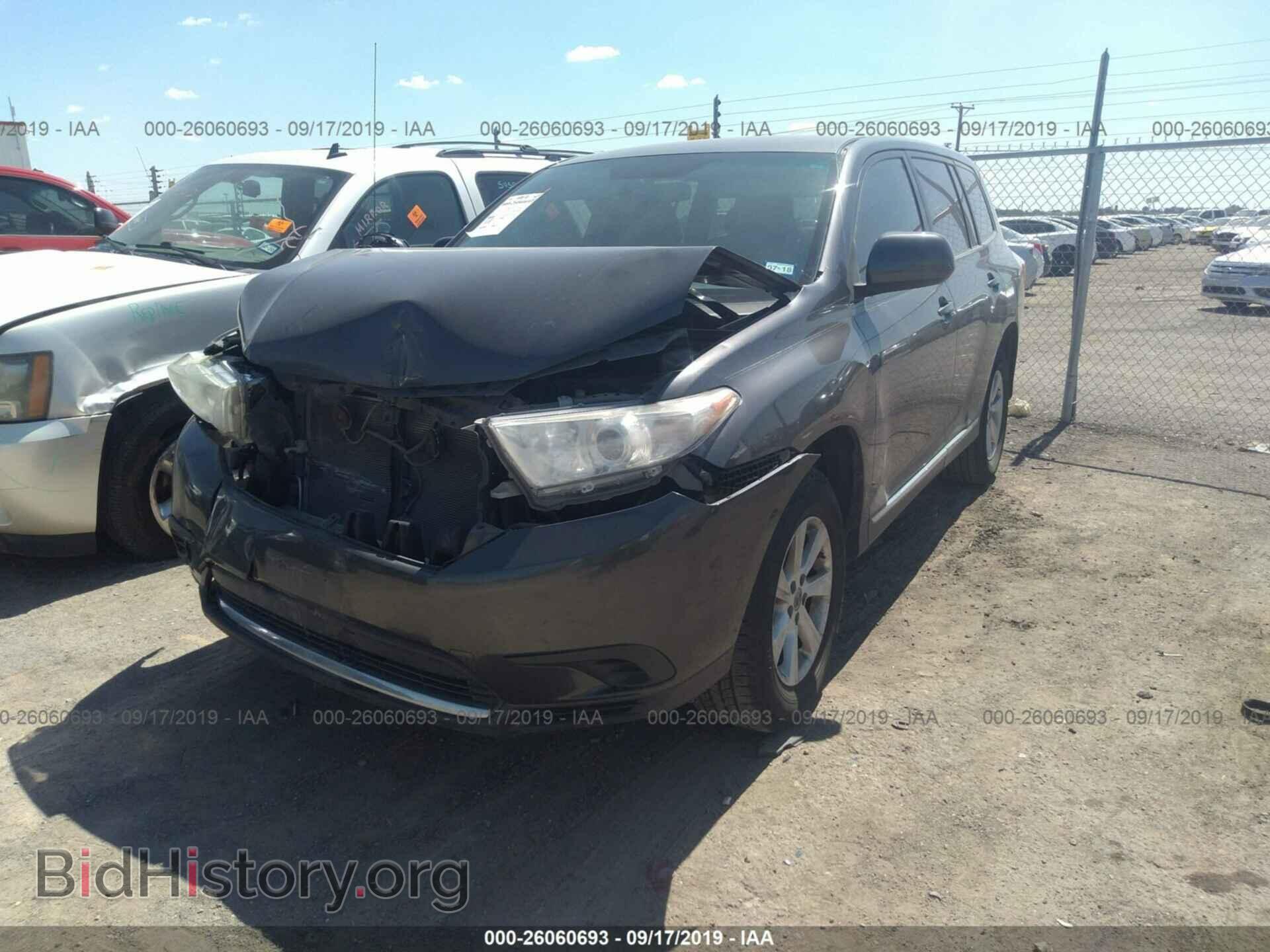 2011 TOYOTA HIGHLANDER - VIN: 5TDZK3EH0BS038409 - Фото 2
