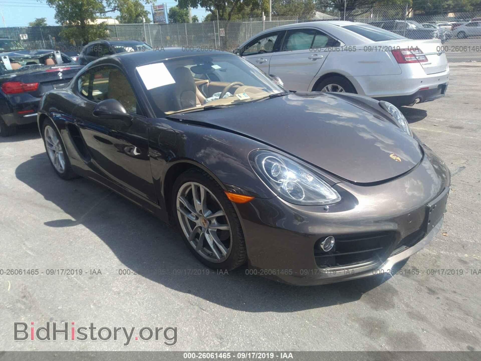Фотография WP0AA2A81FK160404 - PORSCHE CAYMAN 2015