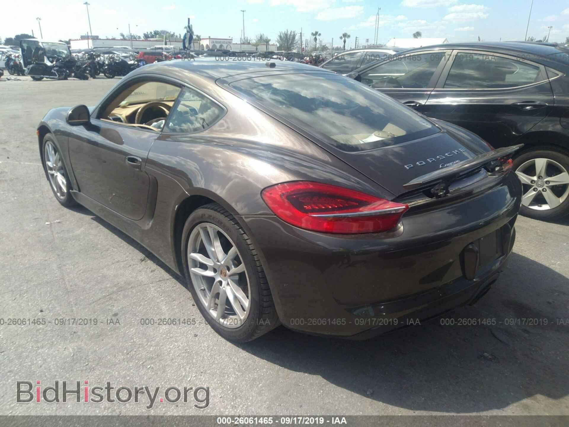 2015 PORSCHE CAYMAN - VIN: WP0AA2A81FK160404 - Фото 3