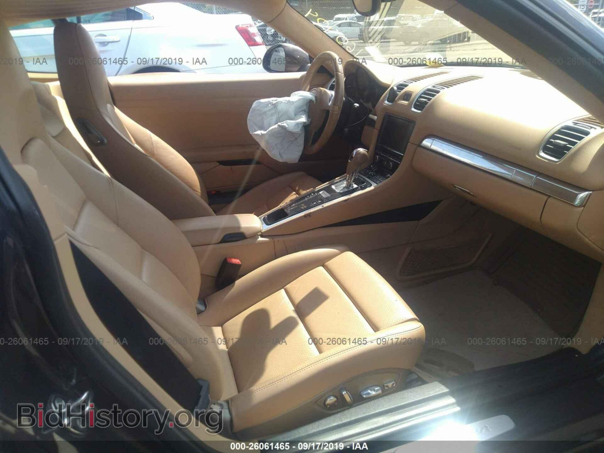 2015 PORSCHE CAYMAN - VIN: WP0AA2A81FK160404 - Фото 5
