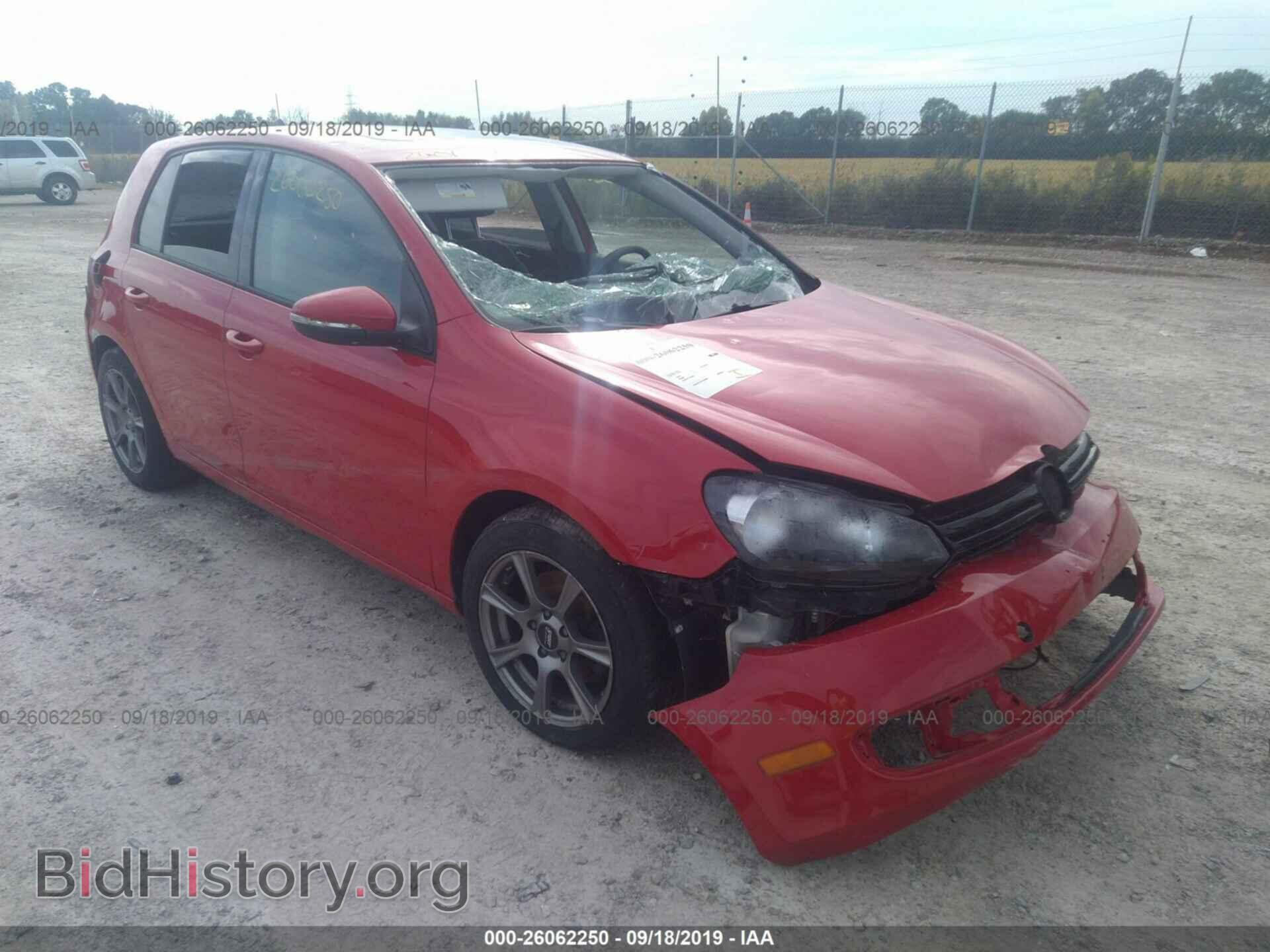 Photo WVWDB7AJ2CW286317 - VOLKSWAGEN GOLF 2012