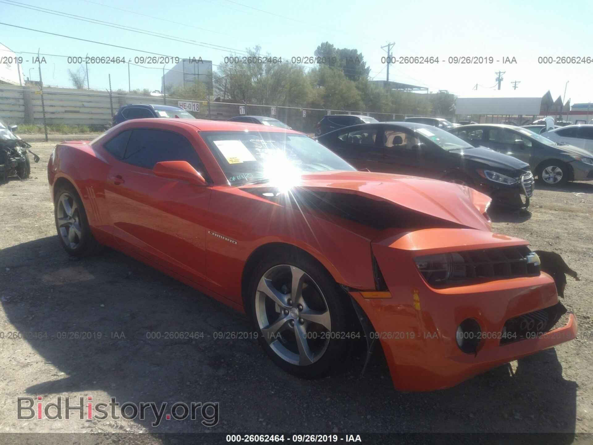 Фотография 2G1FB1E36D9219191 - CHEVROLET CAMARO 2013