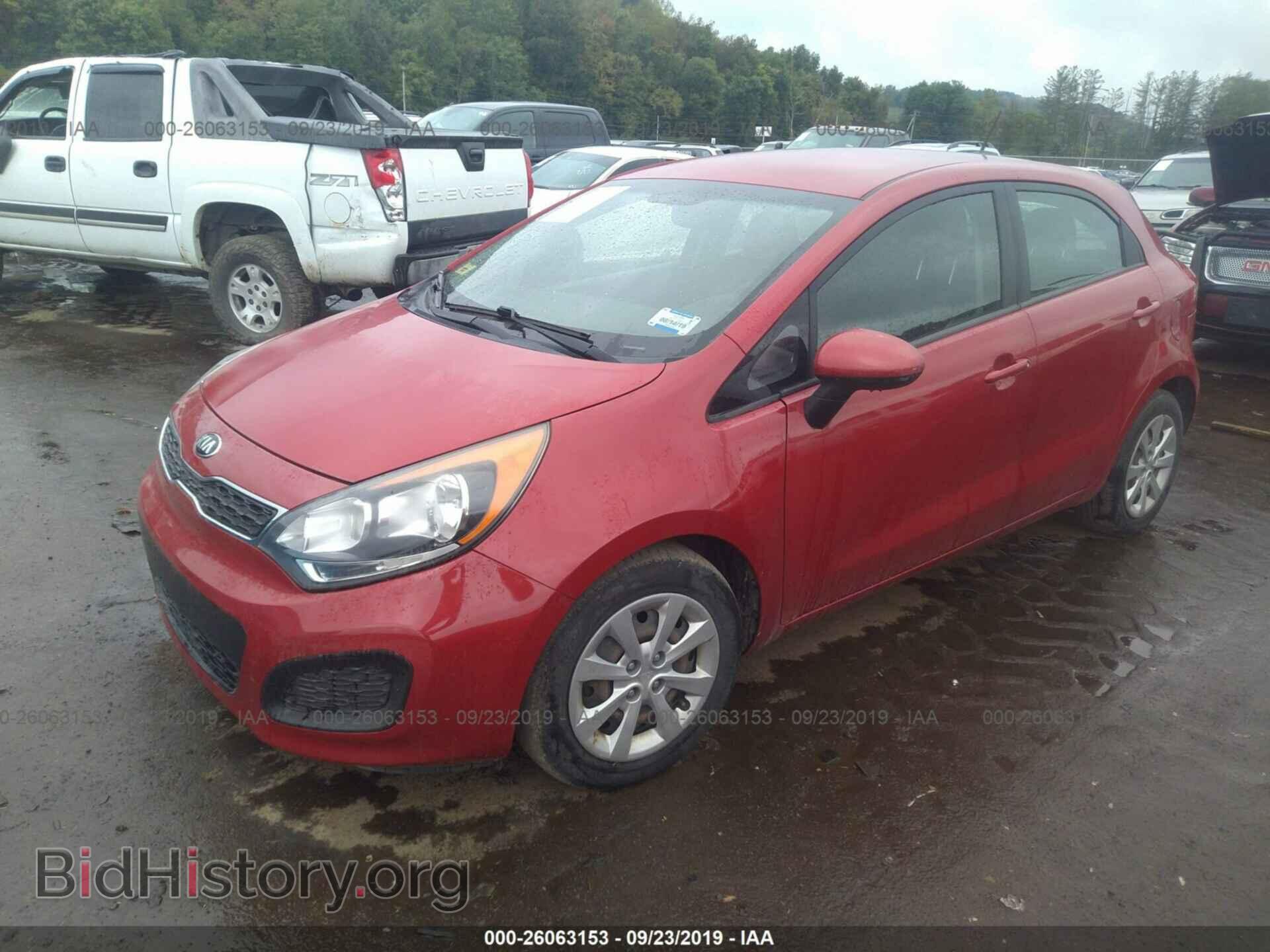 2013 KIA RIO - VIN: KNADN5A35D6145771 - Фото 2