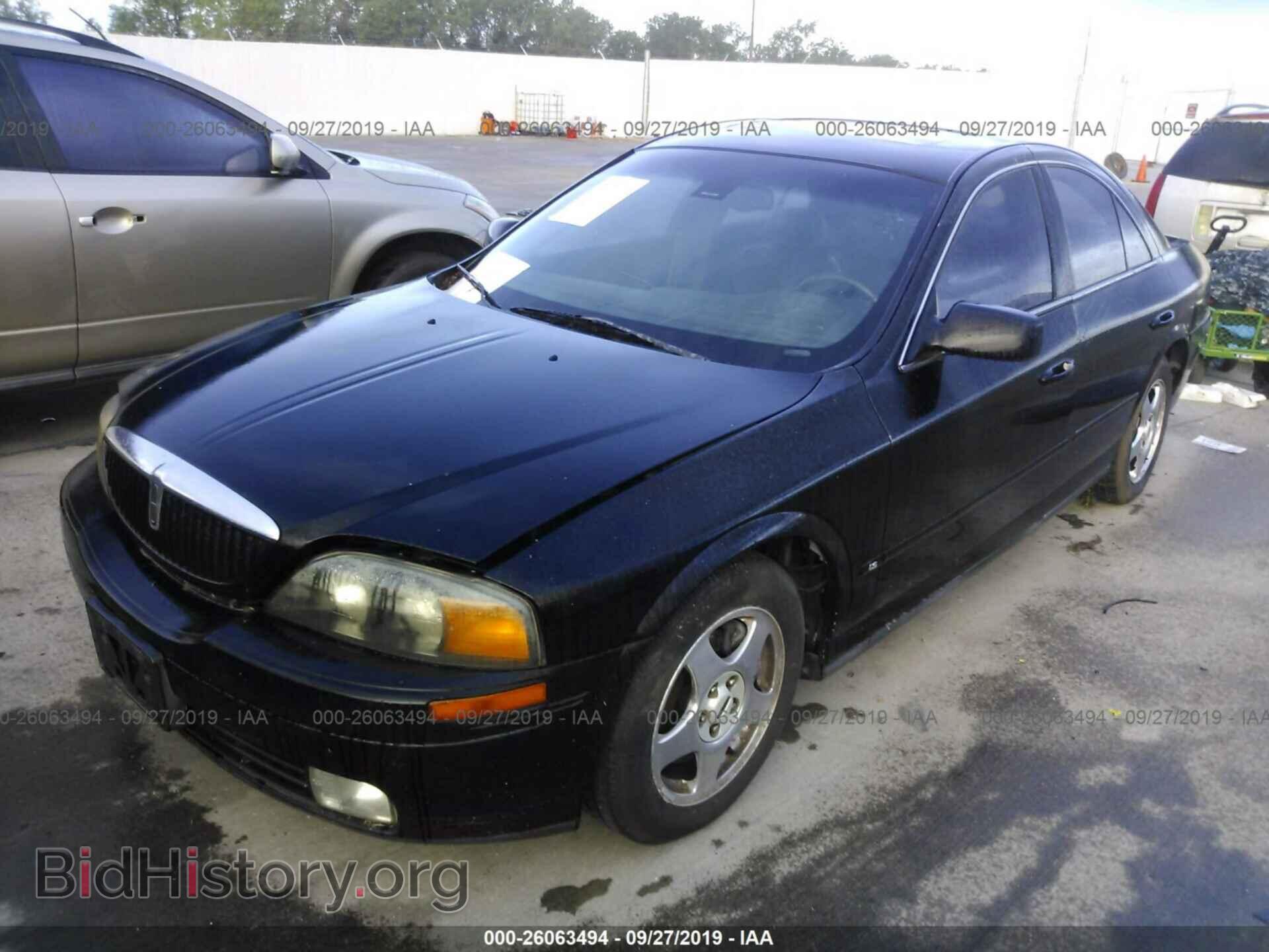 2001 LINCOLN LS - VIN: 1LNHM87A41Y606193 - Фото 2