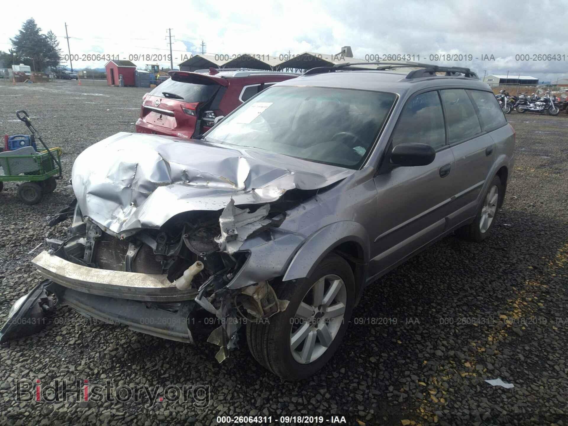 2009 SUBARU OUTBACK - VIN: 4S4BP61C597347324 - Фото 2