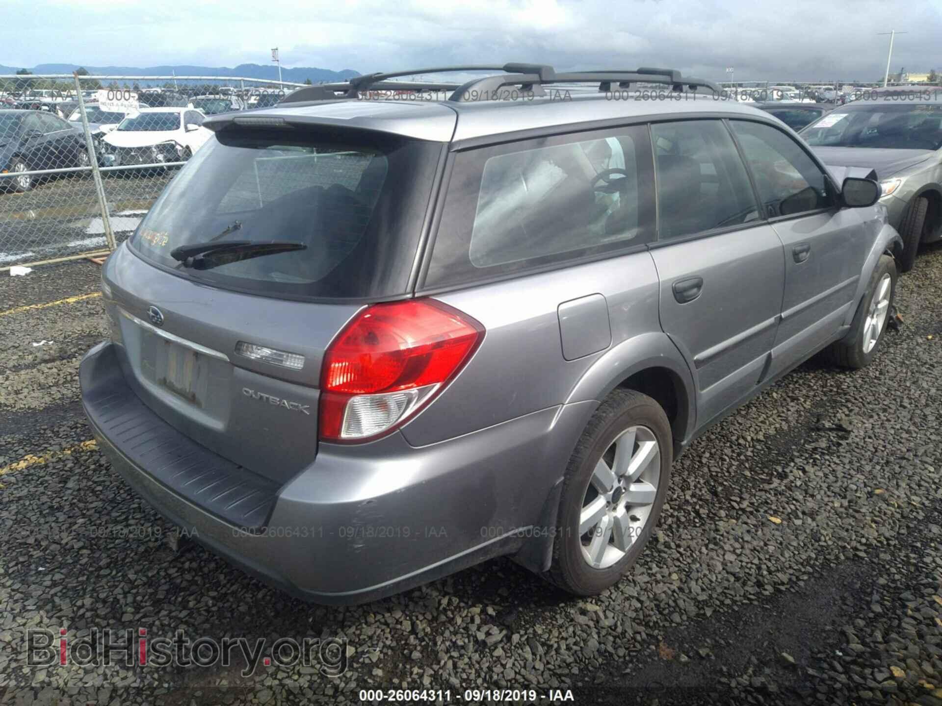 2009 SUBARU OUTBACK - VIN: 4S4BP61C597347324 - Фото 4