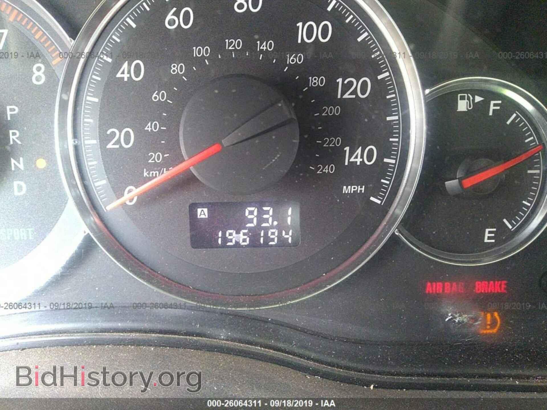 2009 SUBARU OUTBACK - VIN: 4S4BP61C597347324 - Фото 7