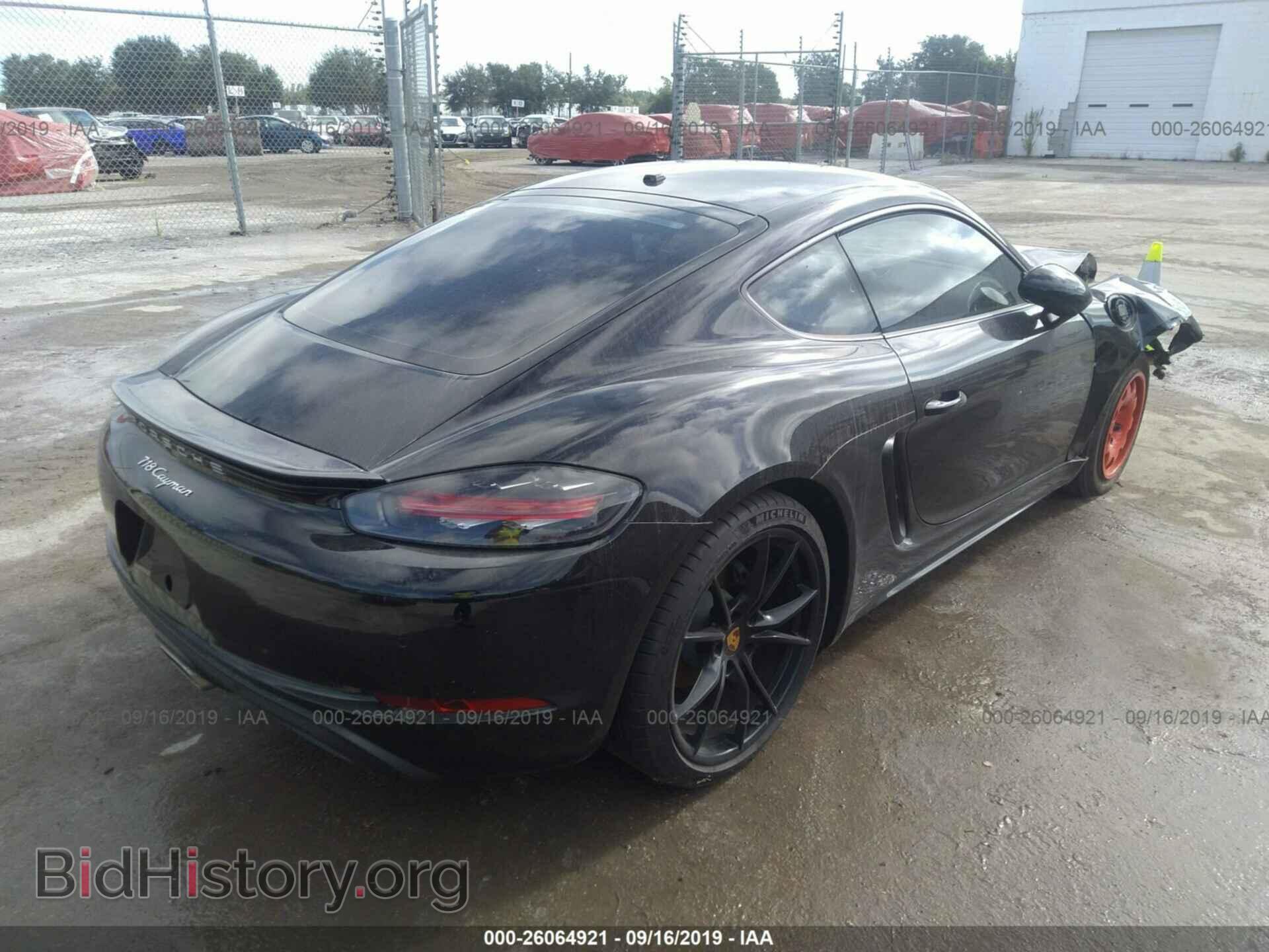 2018 PORSCHE CAYMAN - VIN: WP0AA2A85JK260210 - Фото 4