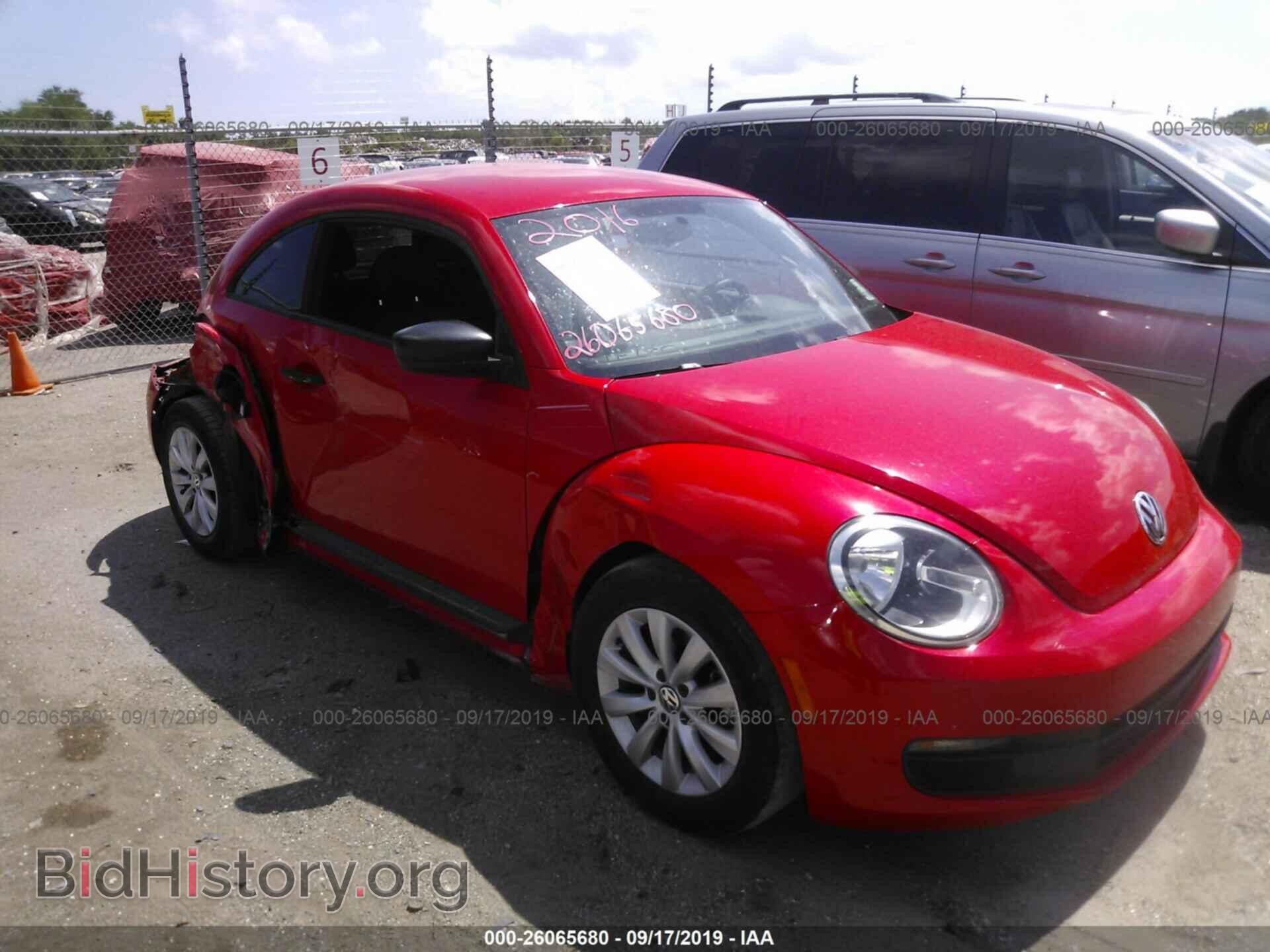 Фотография 3VWF17ATXGM620108 - VOLKSWAGEN BEETLE 2016