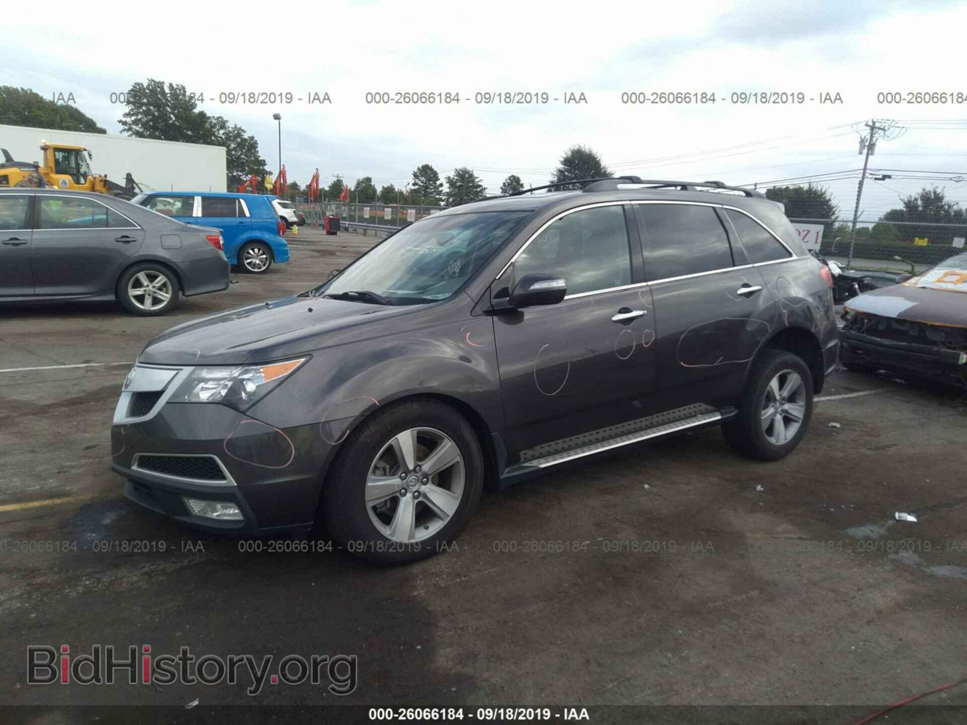 2012 ACURA MDX - VIN: 2HNYD2H47CH502654 - Фото 2