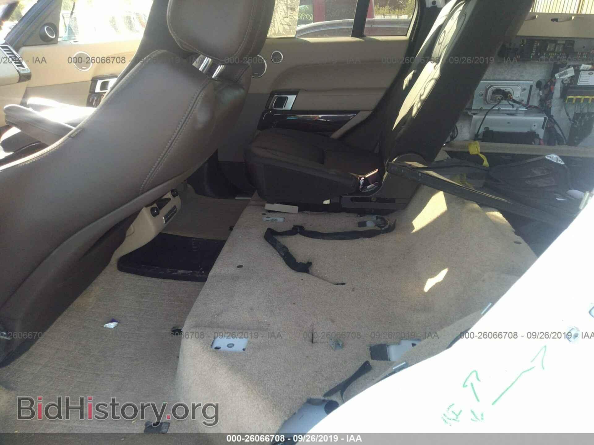 2016 LAND ROVER RANGE ROVER - VIN: SALGS2KF4GA243376 - Фото 8