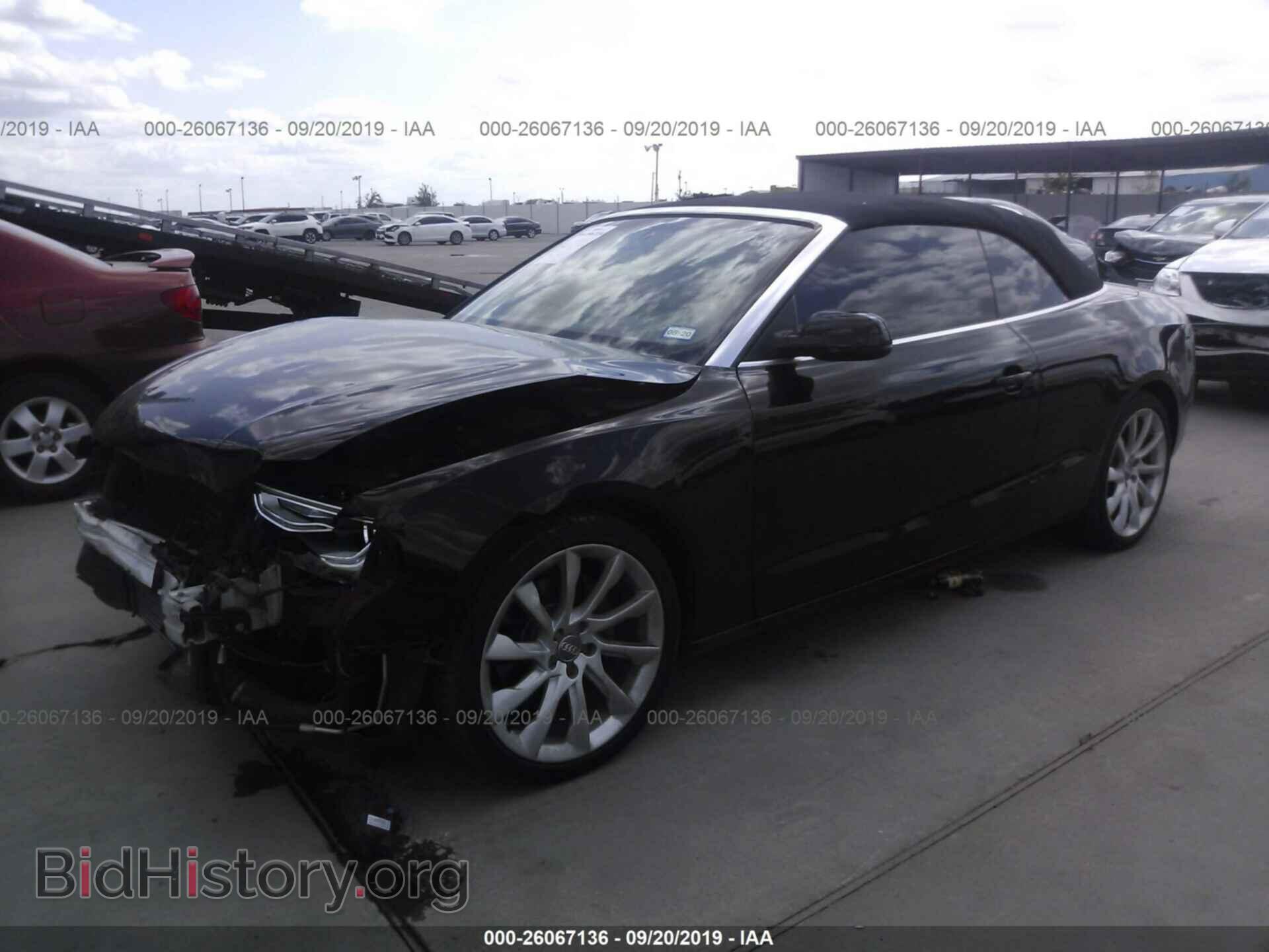 2013 AUDI A5 - VIN: WAULFAFH6DN013064 - Фото 2