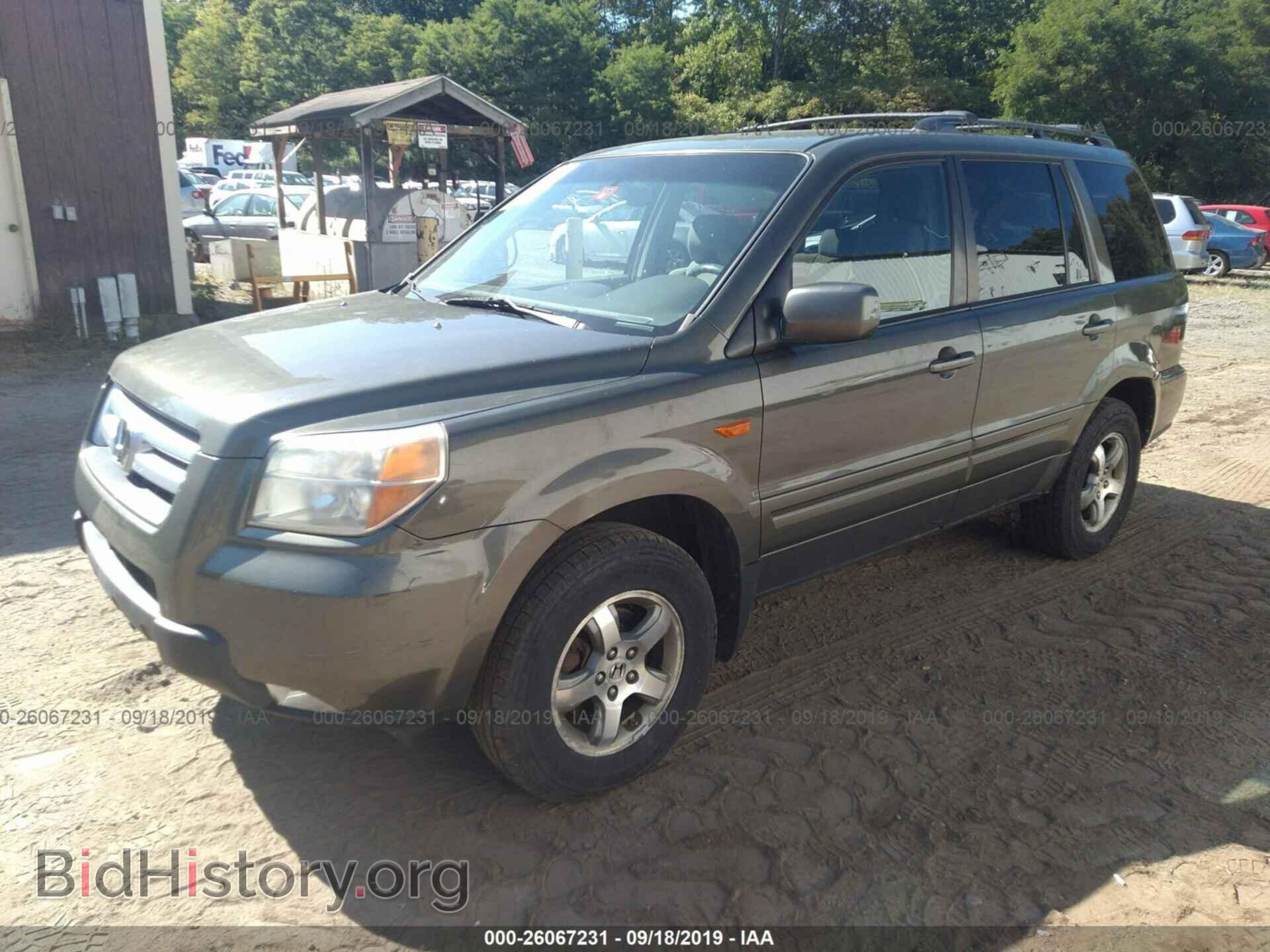2006 HONDA PILOT - VIN: 2HKYF18466H527809 - Фото 2