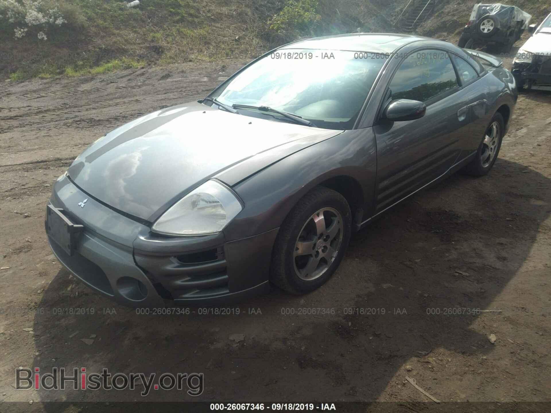 2003 MITSUBISHI ECLIPSE - VIN: 4A3AC44G73E142165 - Фото 2
