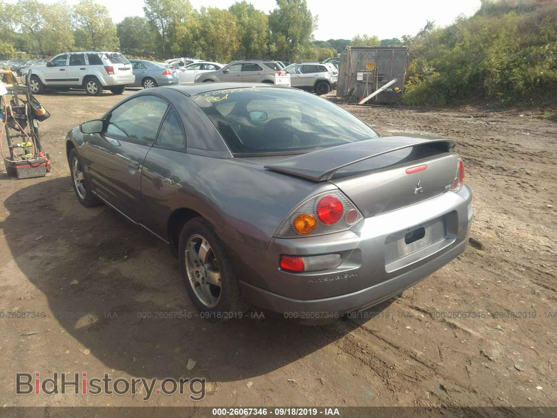 2003 MITSUBISHI ECLIPSE - VIN: 4A3AC44G73E142165 - Фото 3