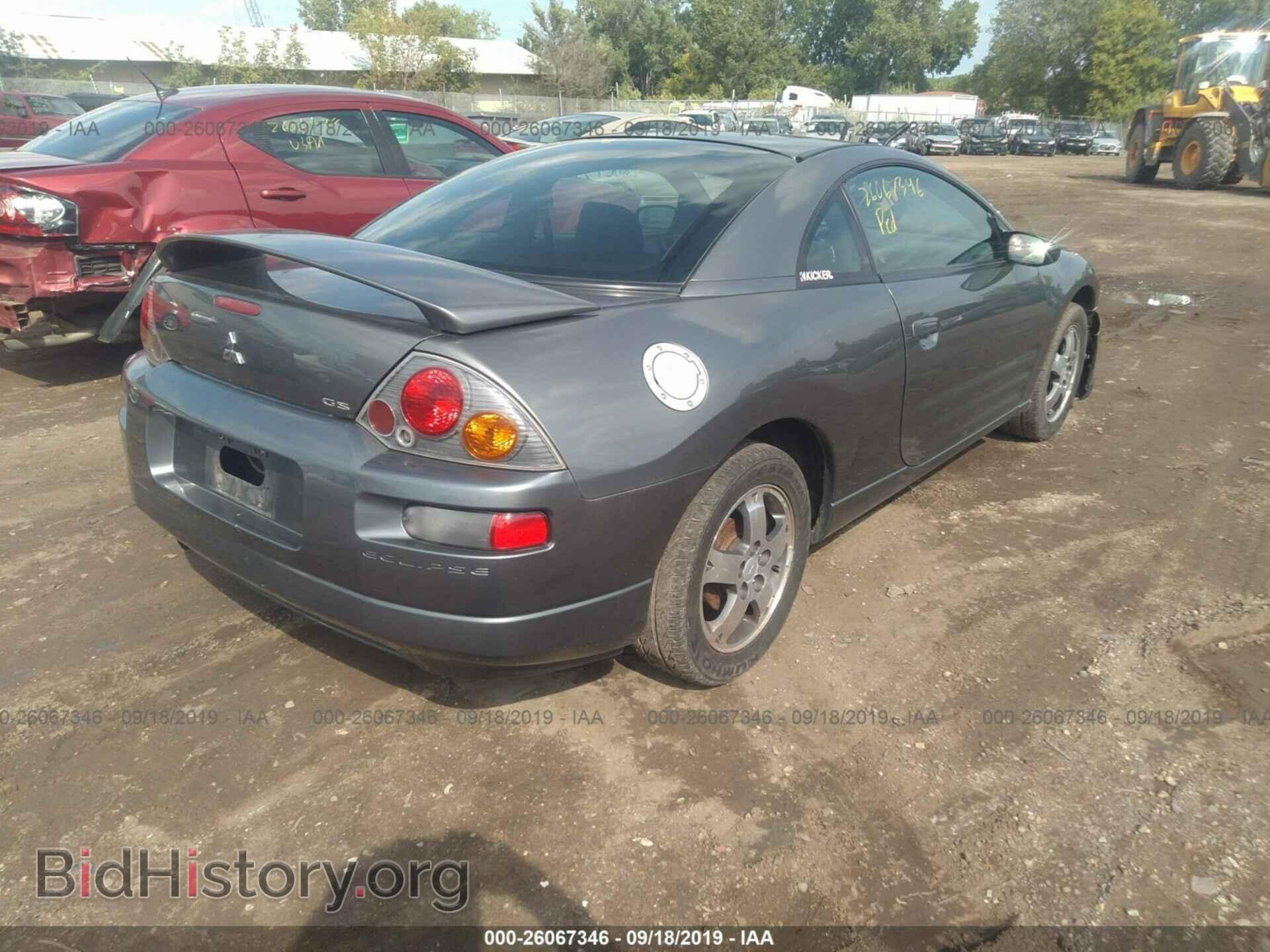 2003 MITSUBISHI ECLIPSE - VIN: 4A3AC44G73E142165 - Фото 4