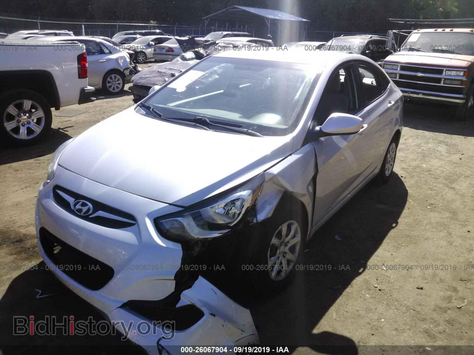 2013 HYUNDAI ACCENT - VIN: KMHCT4AE3DU496220 - Фото 2