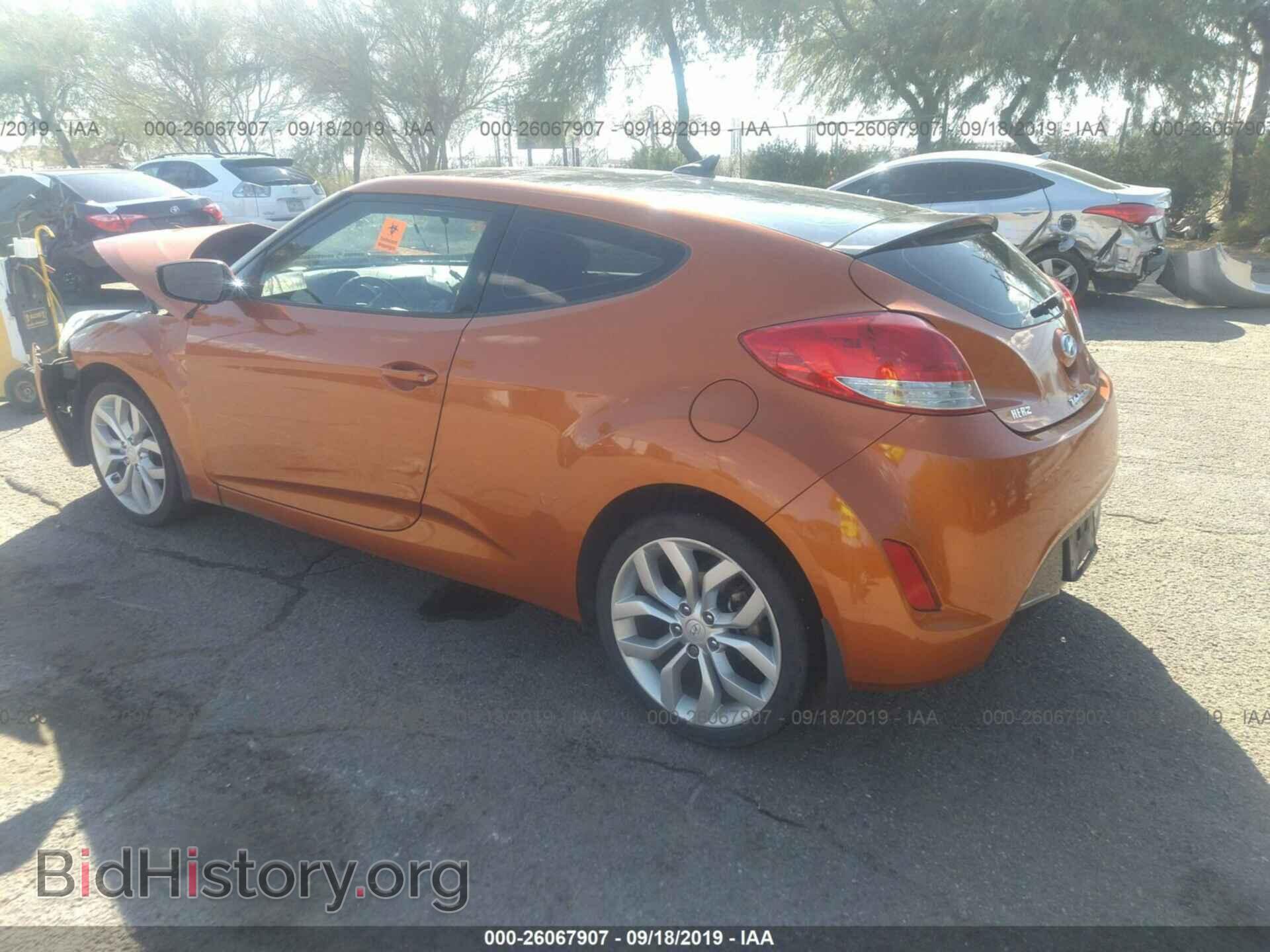 2013 HYUNDAI VELOSTER - VIN: KMHTC6AD5DU169823 - Фото 3