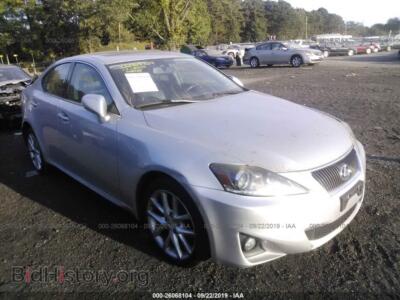 2012 Lexus IS 250, silver — VIN JTHCF5C22C5053777, IAAI