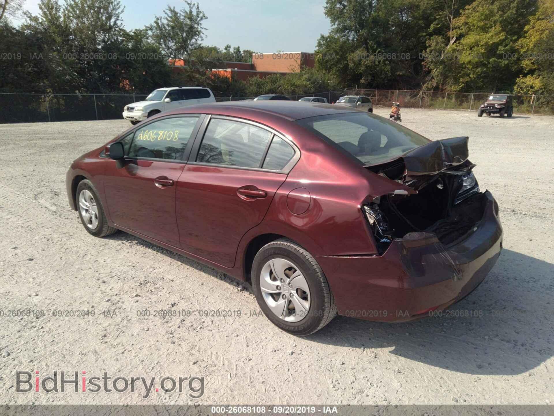 2013 HONDA CIVIC - VIN: 19XFB2F53DE027001 - Фото 3
