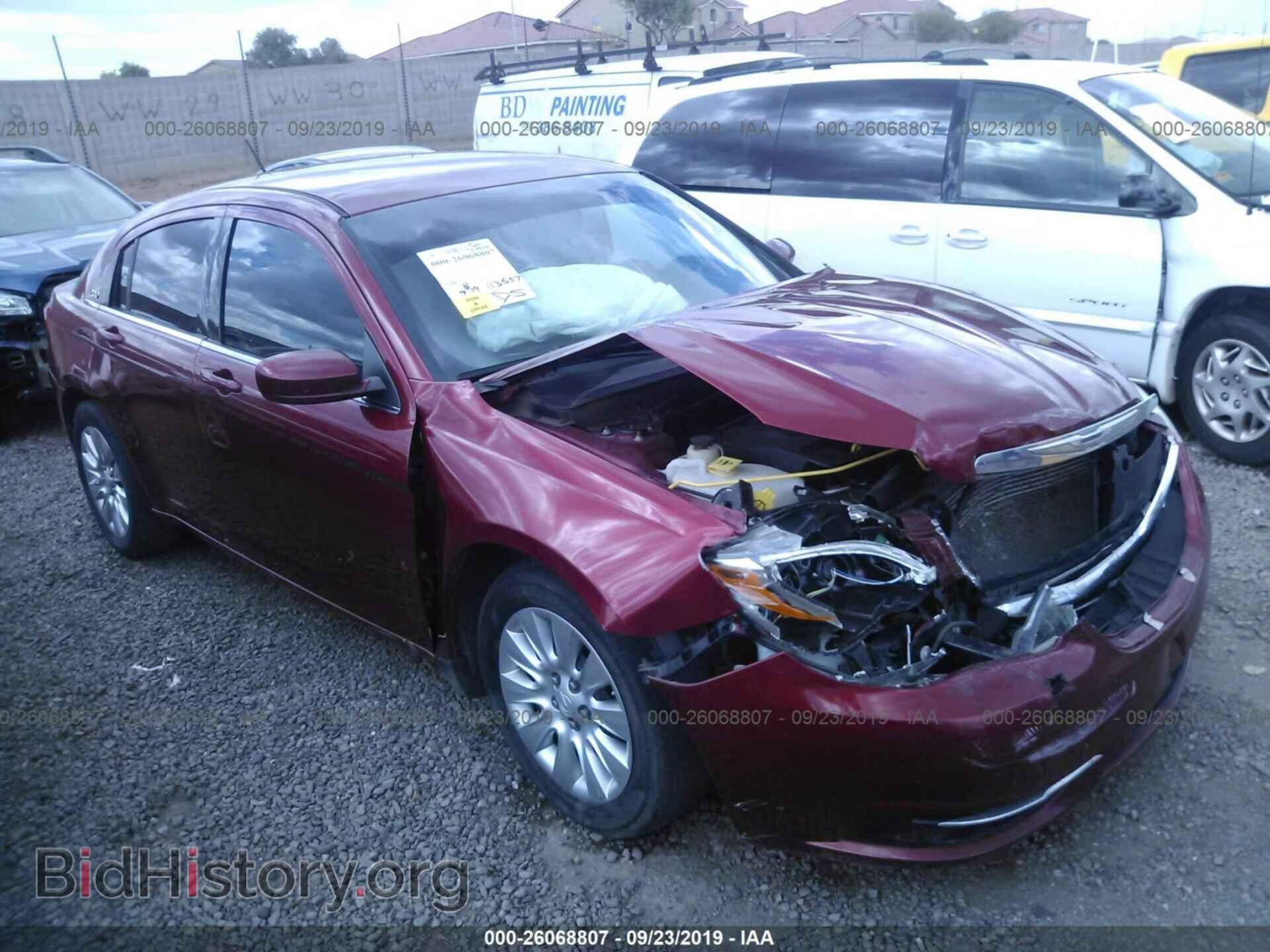 Фотография 1C3CCBAB3EN210820 - CHRYSLER 200 2014