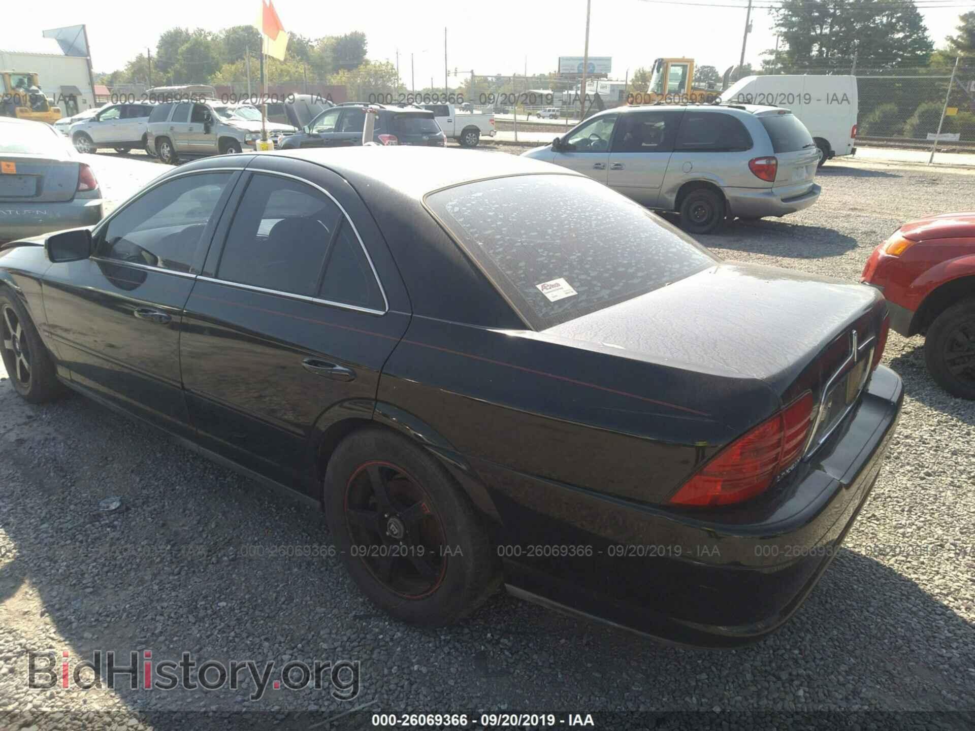 2000 LINCOLN LS - VIN: 1LNHM87A9YY872125 - Фото 3