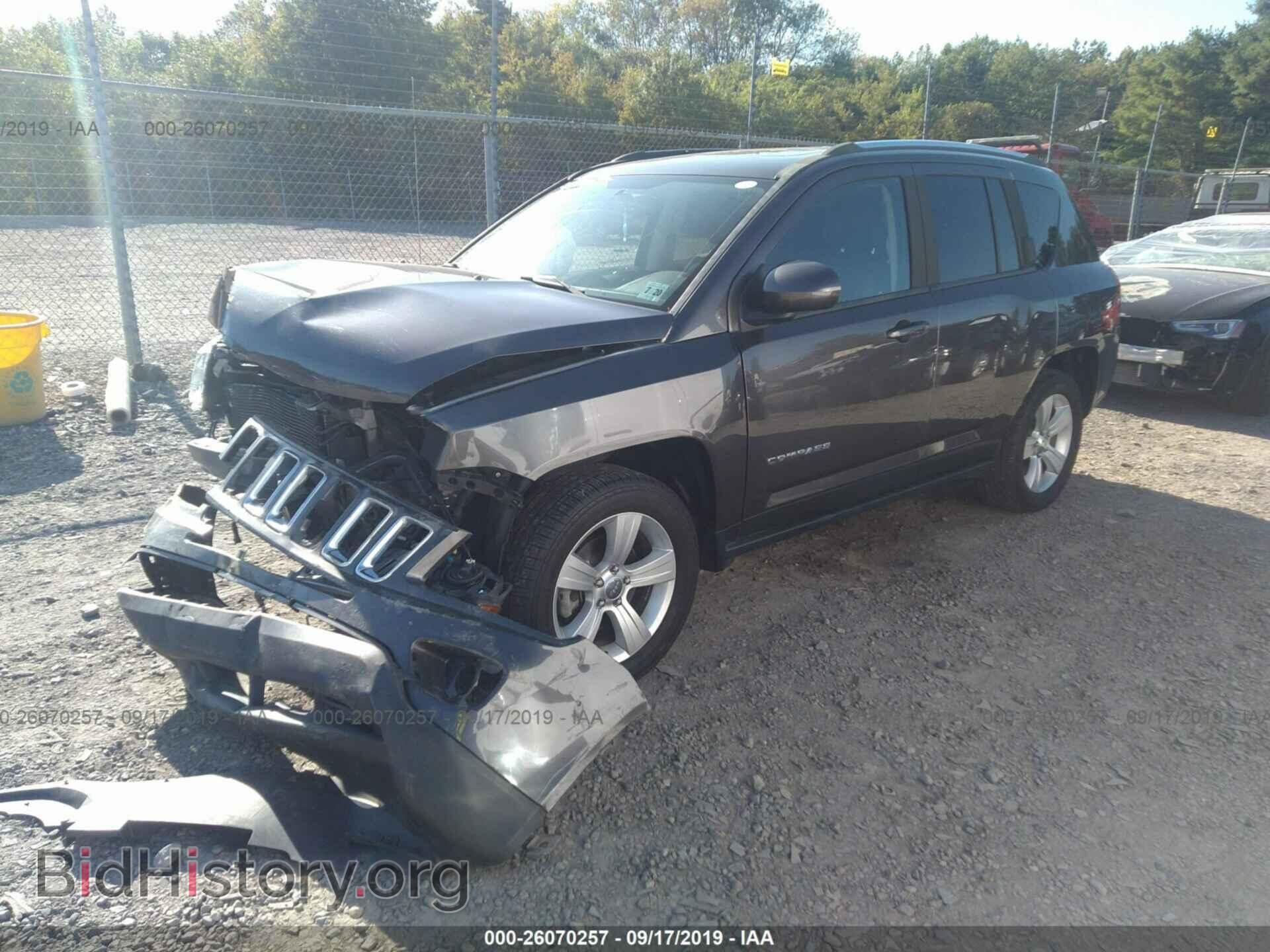 2015 JEEP COMPASS - VIN: 1C4NJDEB7FD395624 - Фото 2