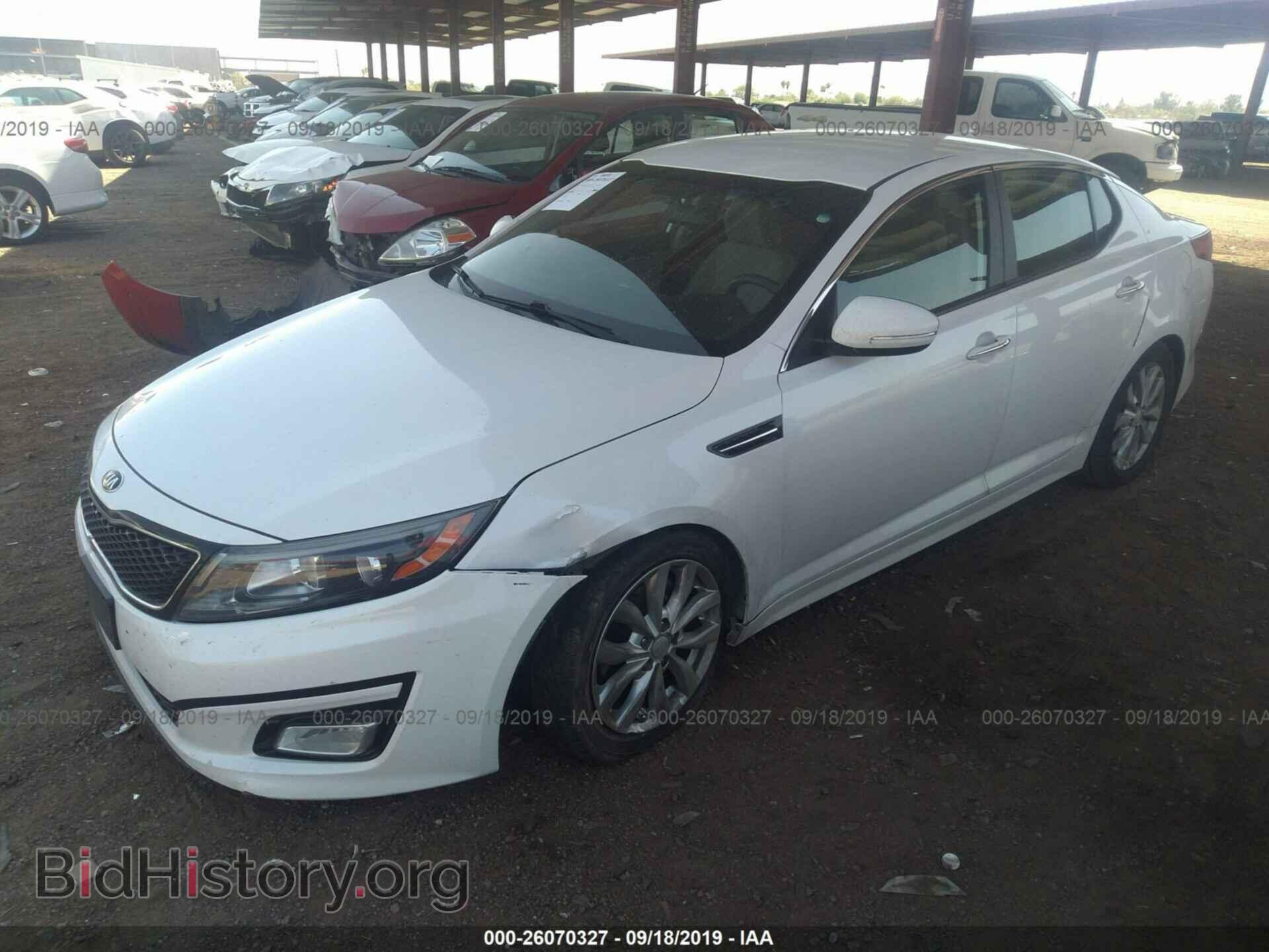 2014 KIA OPTIMA - VIN: 5XXGM4A7XEG348142 - Фото 2