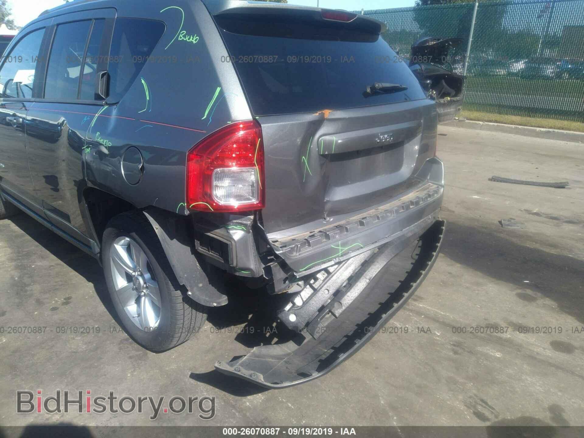 2012 JEEP COMPASS - VIN: 1C4NJCBA2CD502466 - Фото 6