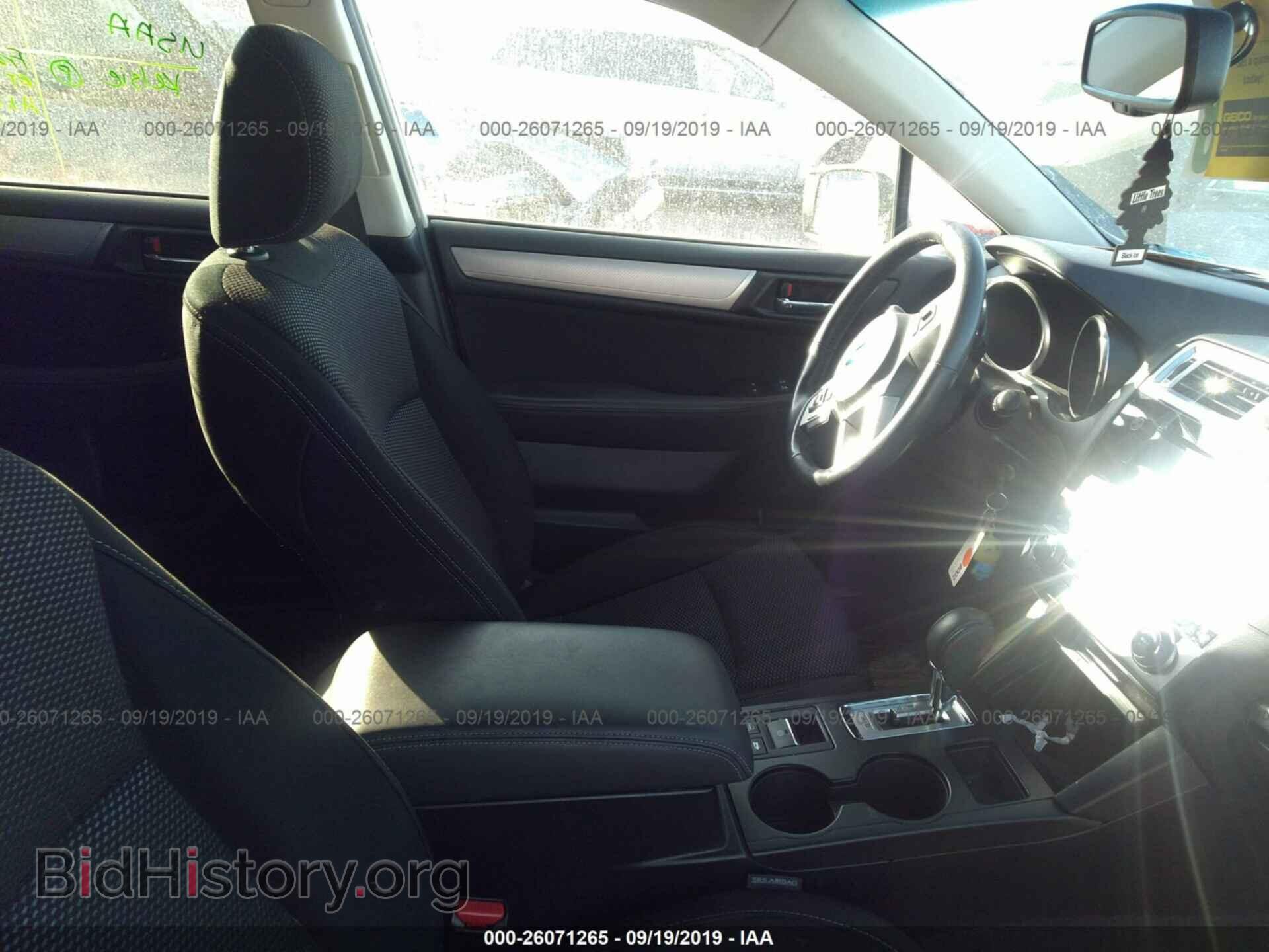 2015 SUBARU OUTBACK - VIN: 4S4BSBCC1F3325716 - Фото 5