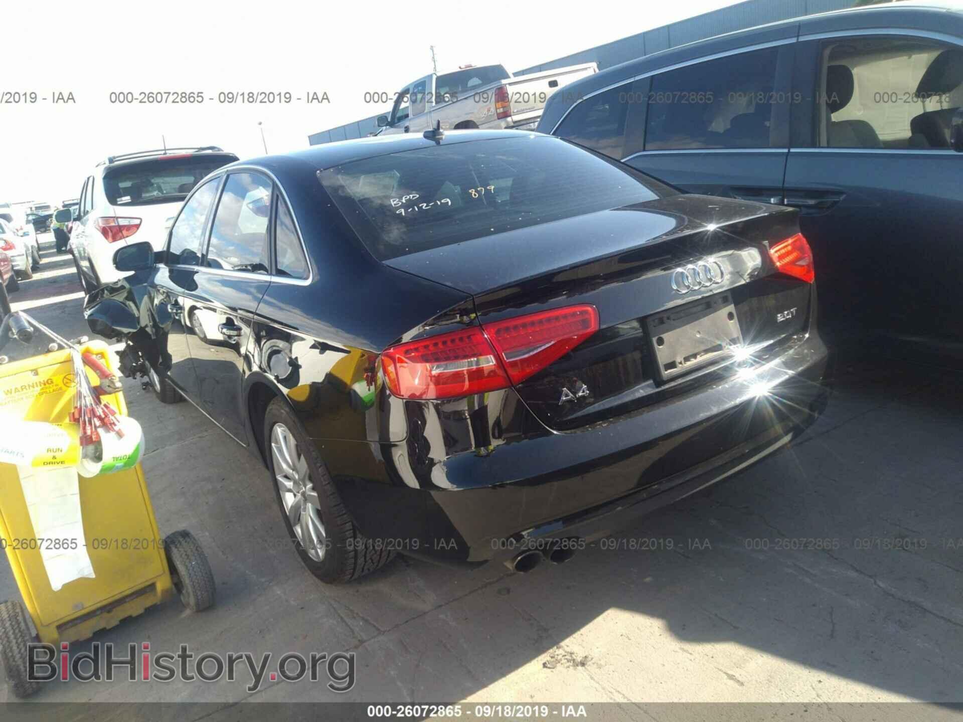 2013 AUDI A4 - VIN: WAUAFAFL9DN037273 - Фото 3
