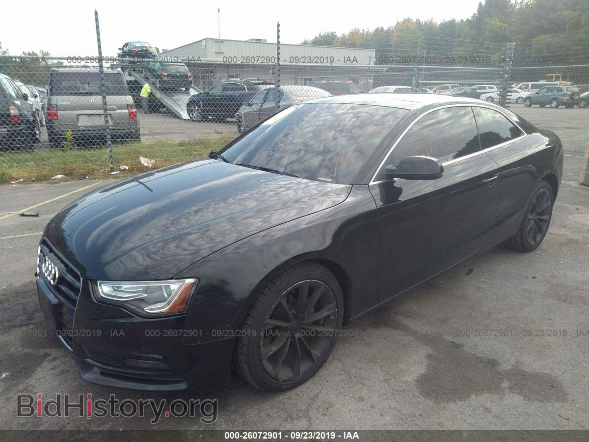 2013 AUDI A5 - VIN: WAUCFAFR5DA046072 - Фото 2