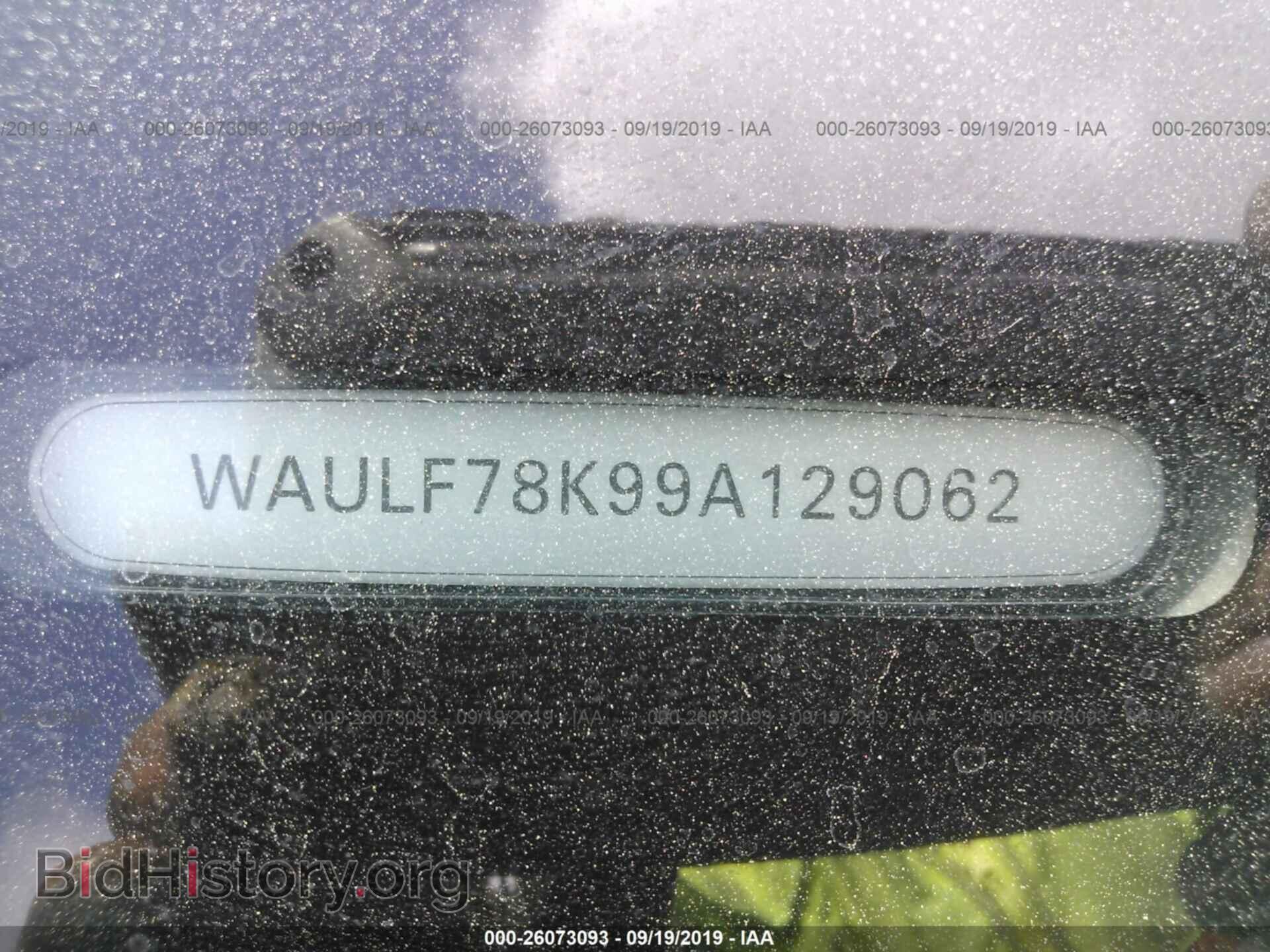 2009 AUDI A4 - VIN: WAULF78K99A129062 - Photo 9