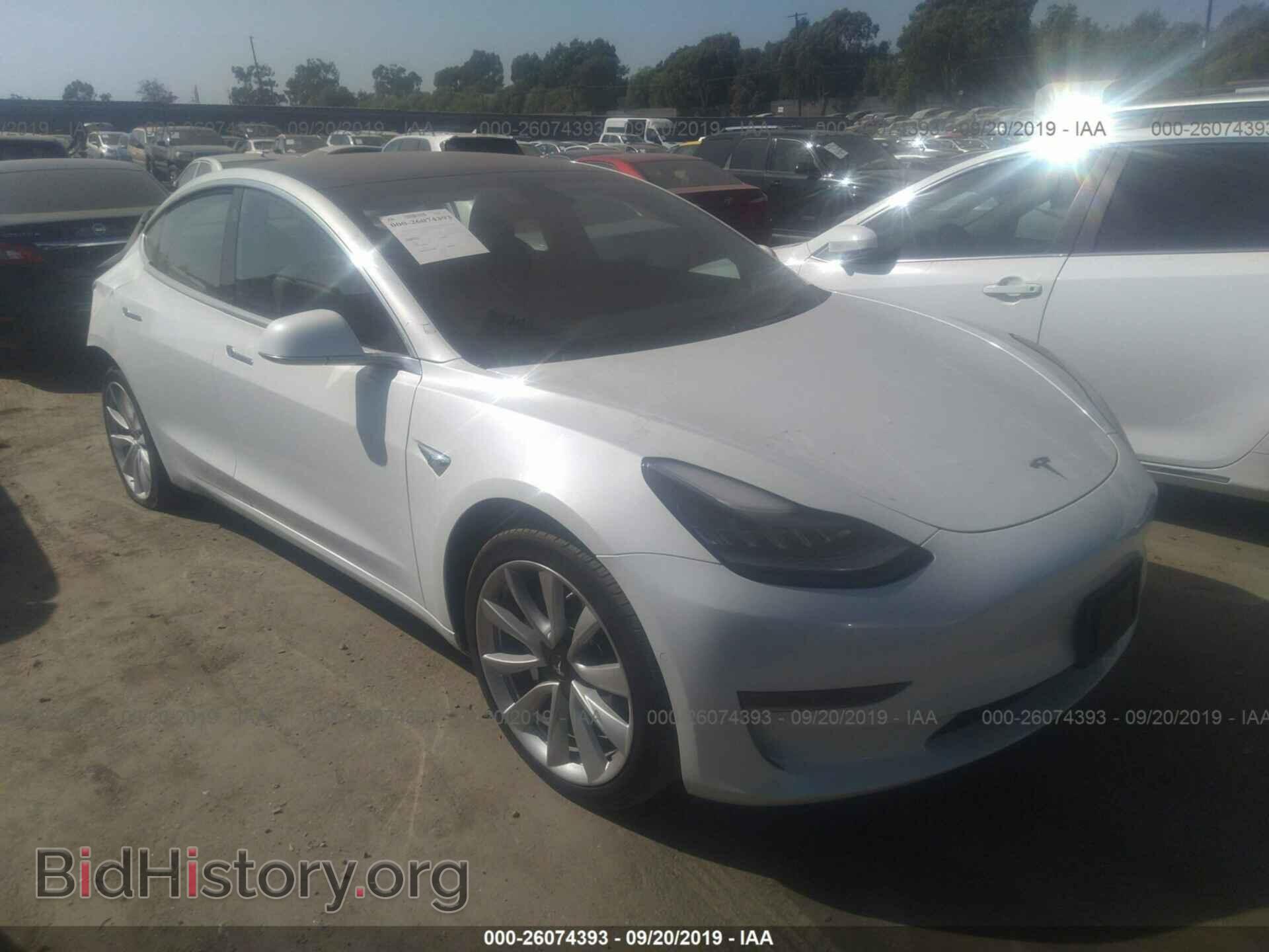 Photo 5YJ3E1EA0JF012349 - TESLA MODEL 3 2018