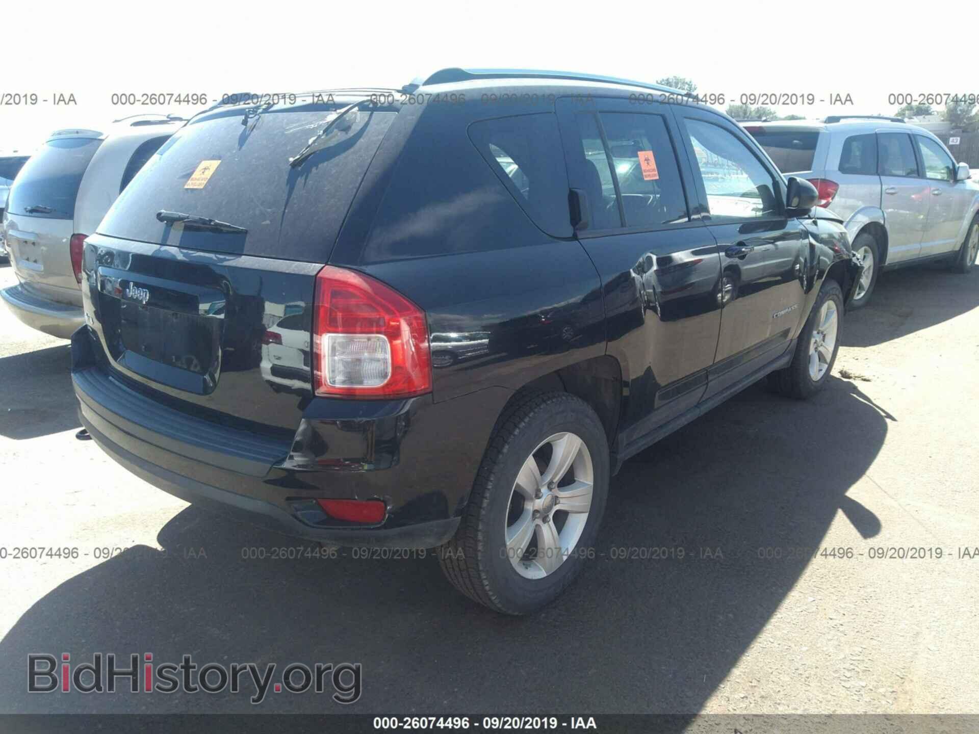 2012 JEEP COMPASS - VIN: 1C4NJDBB3CD598607 - Фото 4