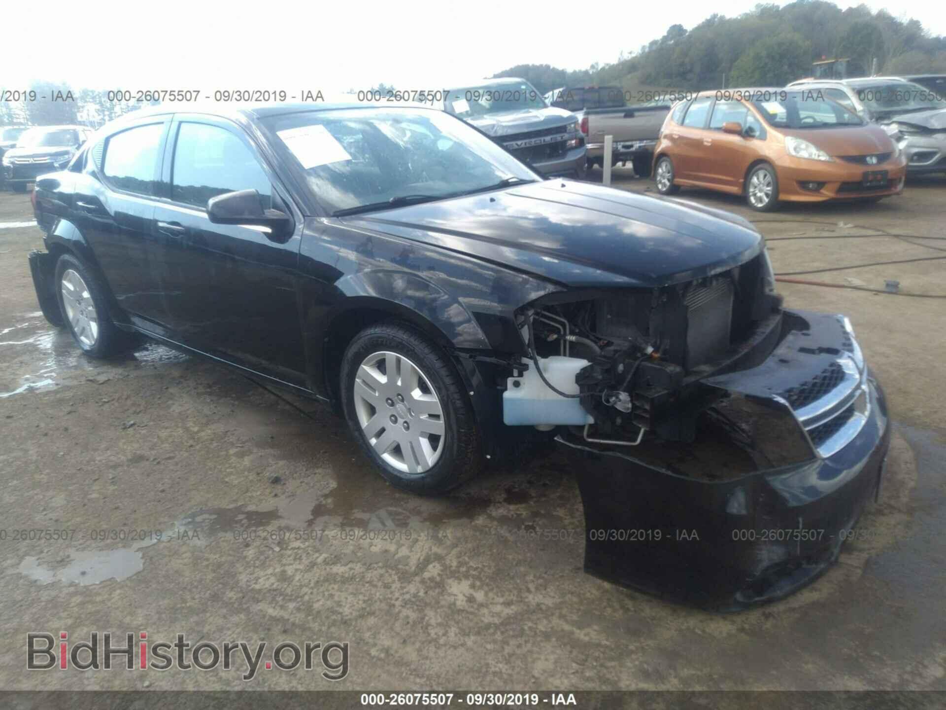 Photo 1C3CDZAB2CN170085 - DODGE AVENGER 2012
