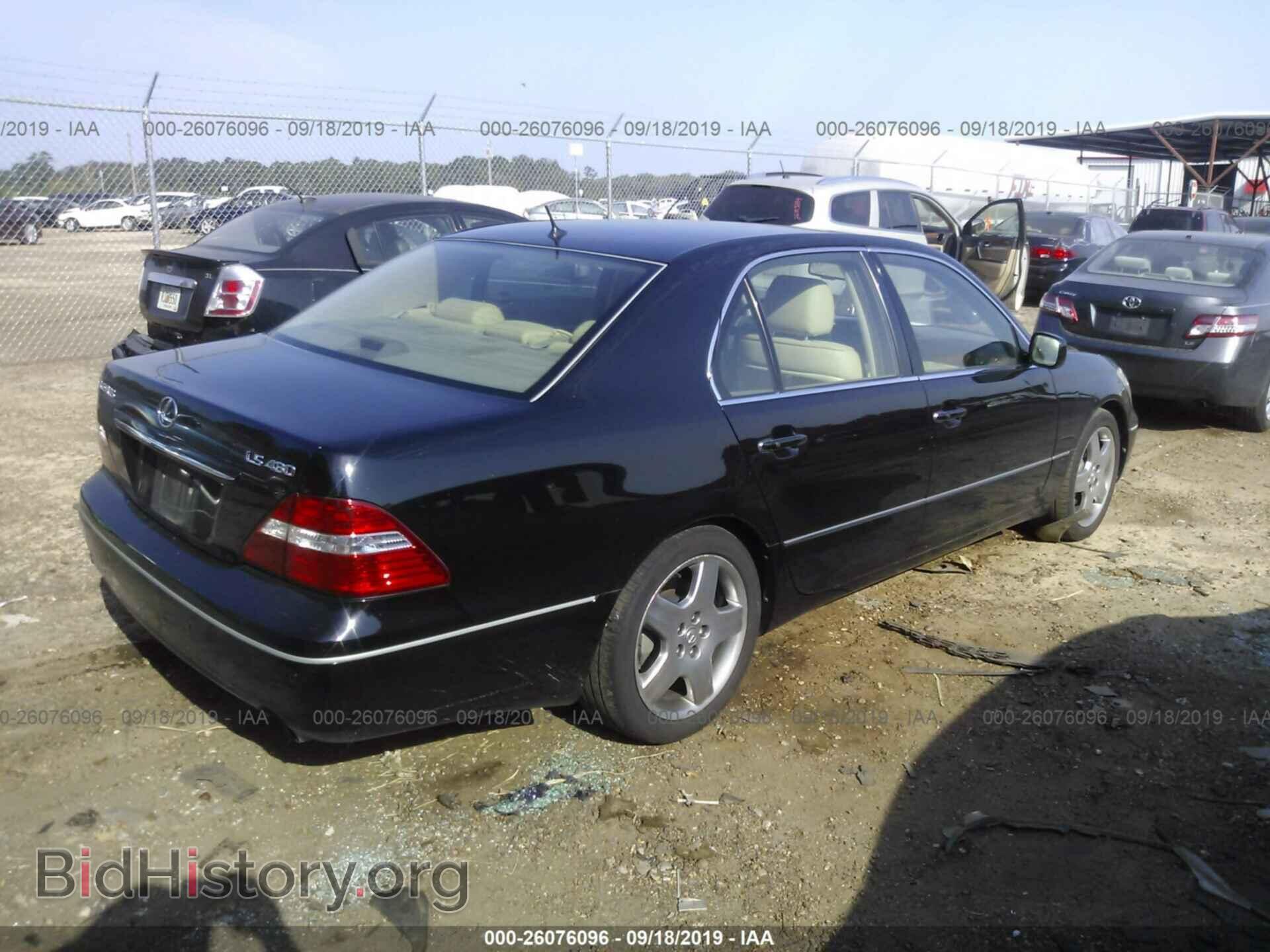 2005 LEXUS LS - VIN: JTHBN36F555011267 - Photo 4