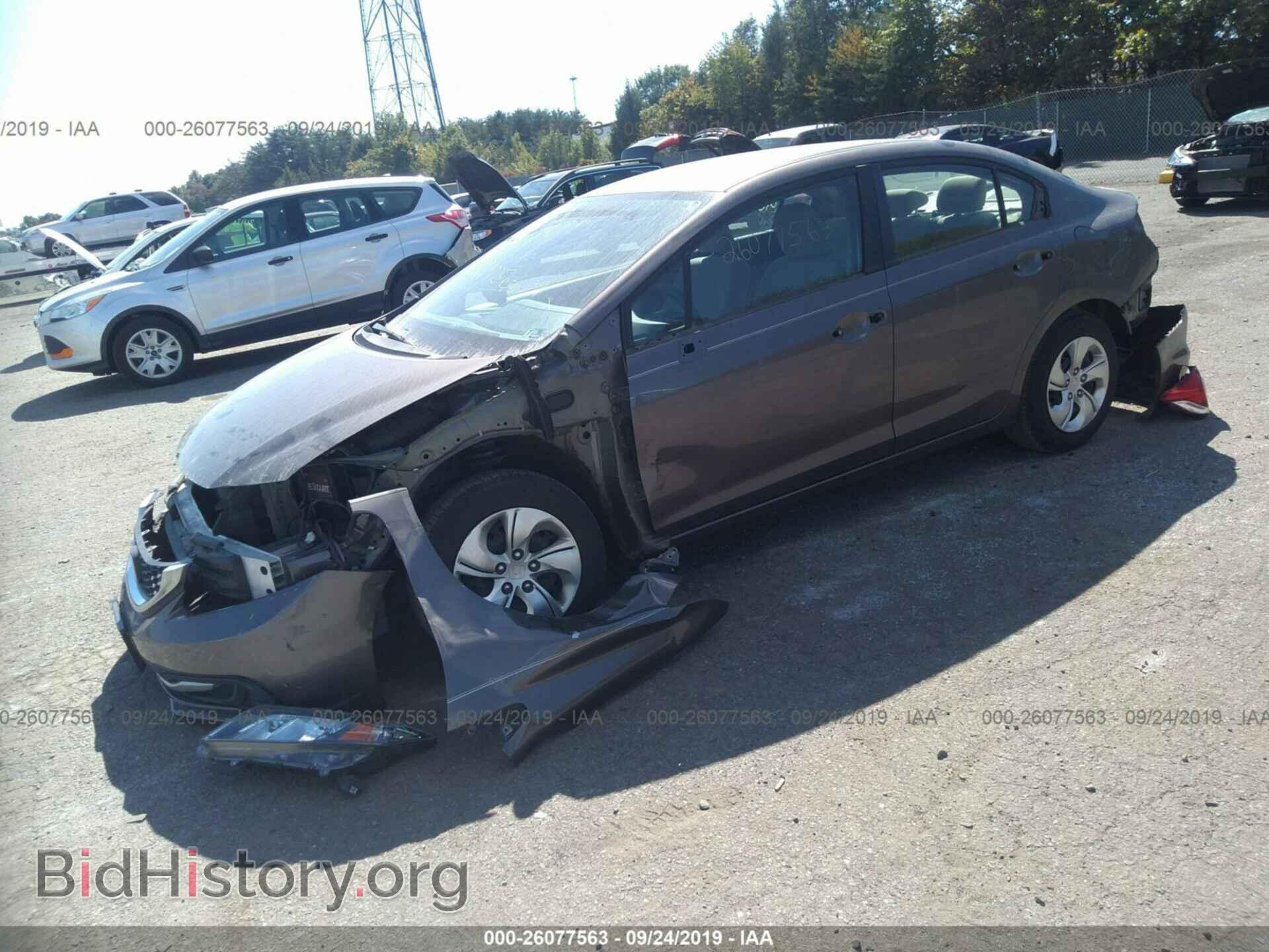 2013 HONDA CIVIC - VIN: 2HGFB2F50DH556122 - Photo 2