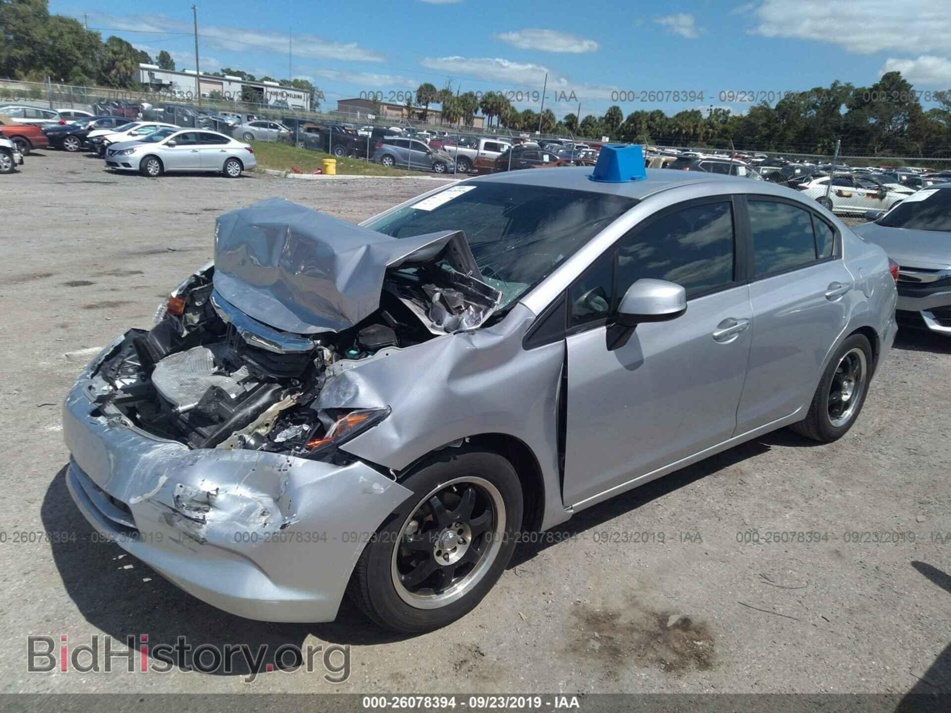 2012 HONDA CIVIC - VIN: 2HGFB2F5XCH334198 - Photo 2