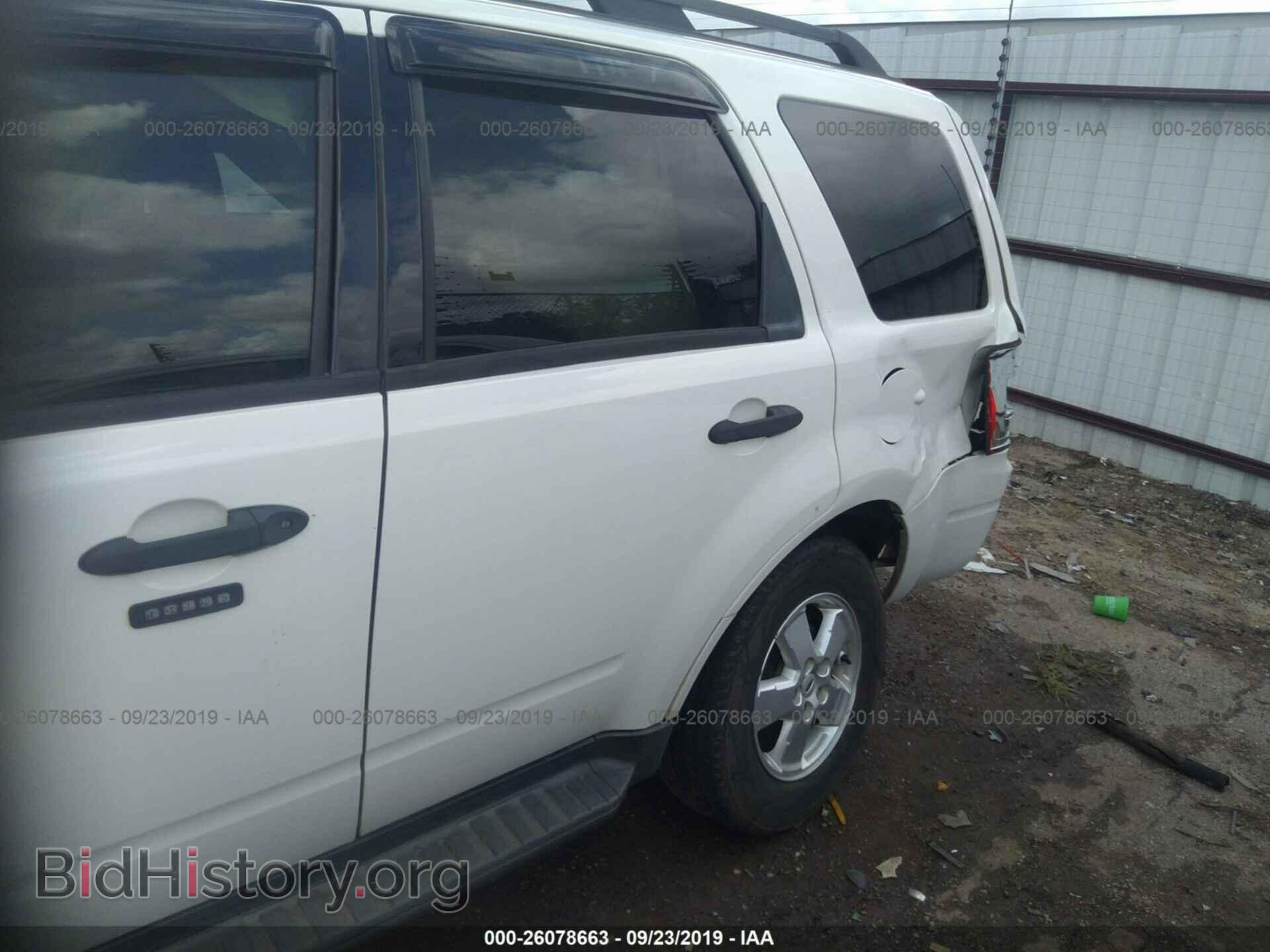 2009 FORD ESCAPE - VIN: 1FMCU037X9KB53458 - Photo 6