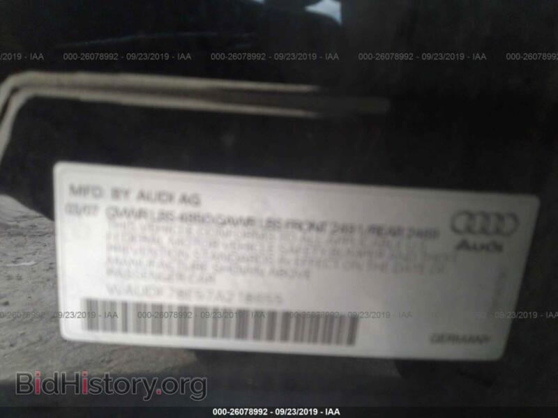 2007 Audi A4 (VIN WAUDF78E57A218655) — photo 9 of 10