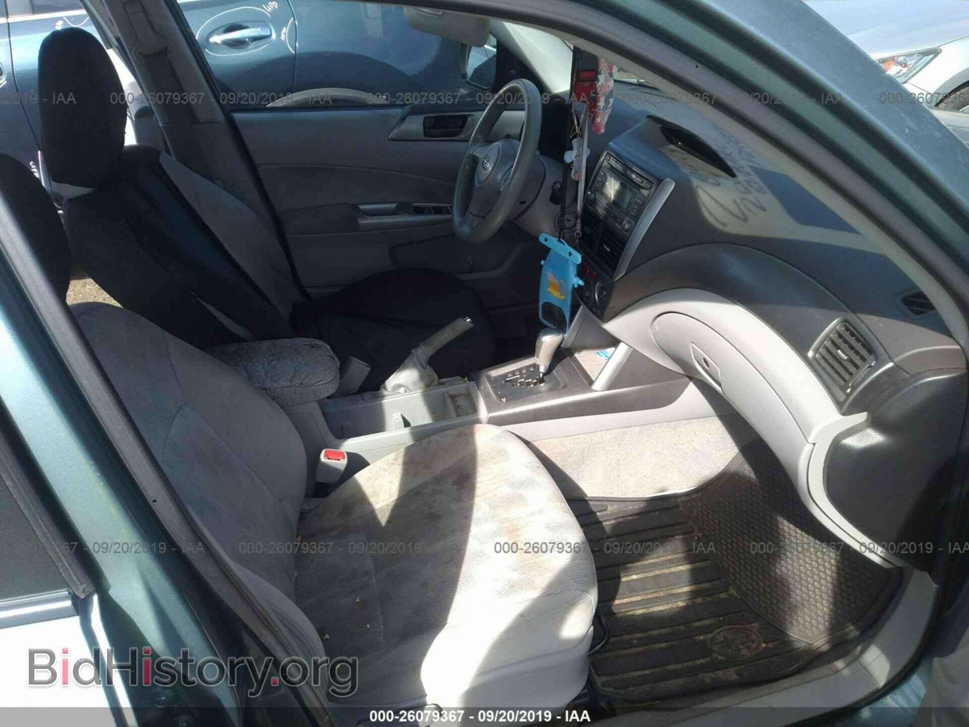 2009 SUBARU FORESTER - VIN: JF2SH61689H728155 - Фото 5