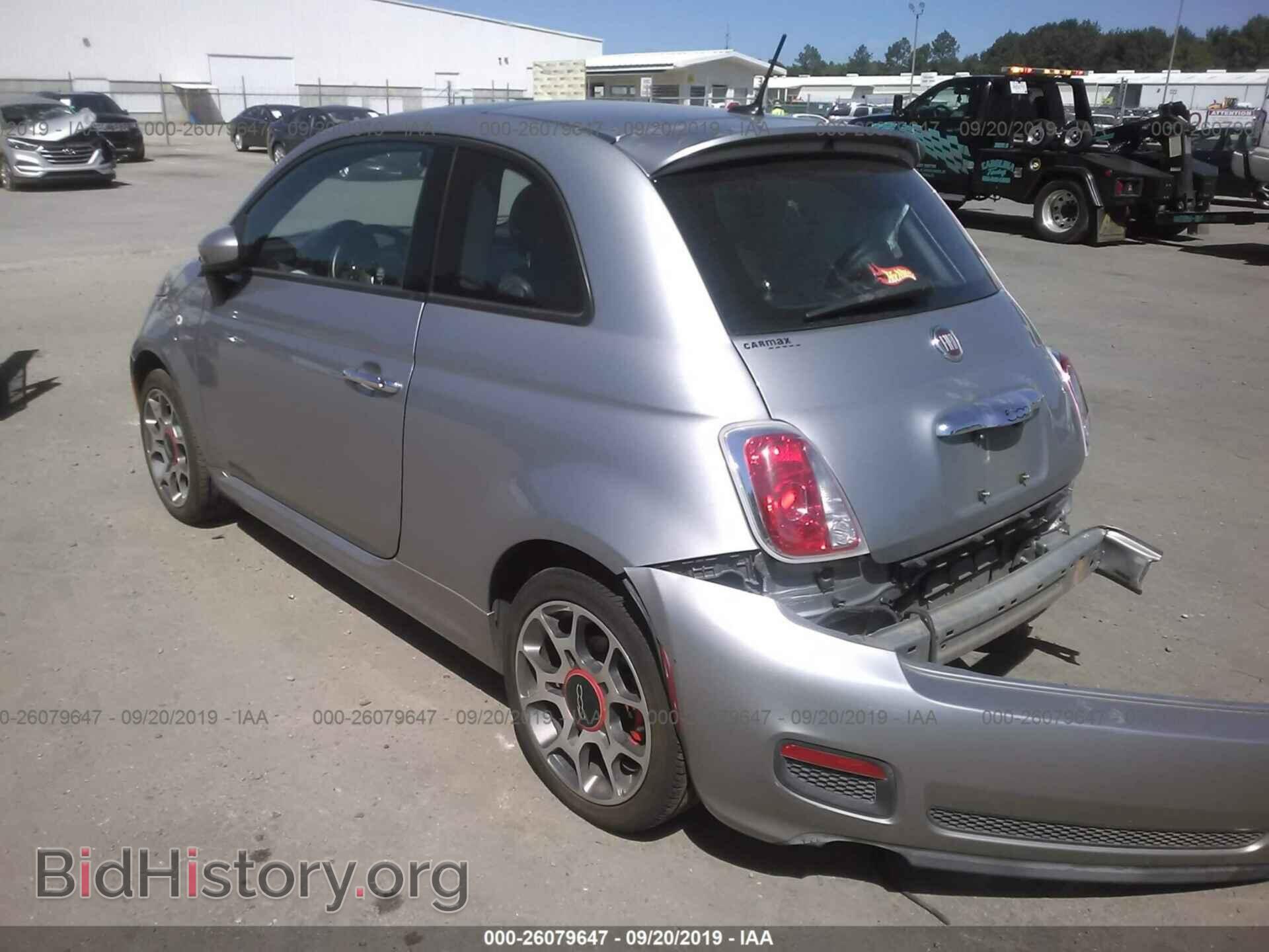 2015 FIAT 500 - VIN: 3C3CFFBR7FT652950 - Фото 3