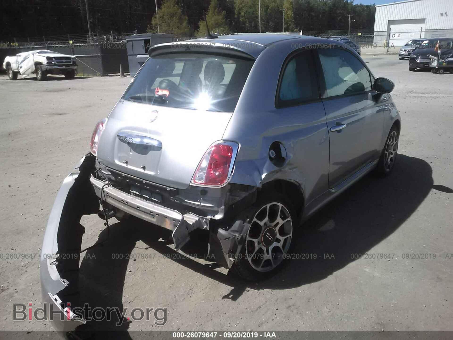 2015 FIAT 500 - VIN: 3C3CFFBR7FT652950 - Фото 4