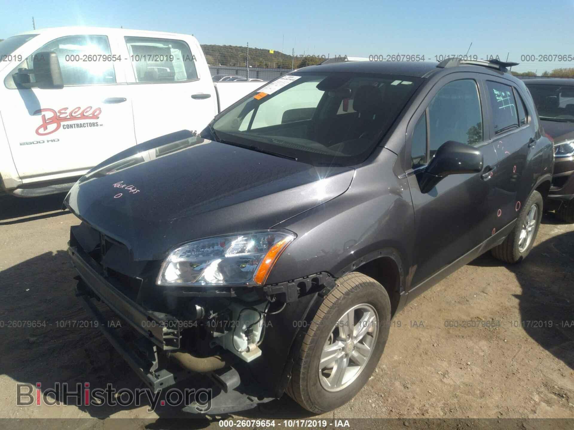 2016 CHEVROLET TRAX - VIN: 3GNCJPSBXGL180920 - Фото 2