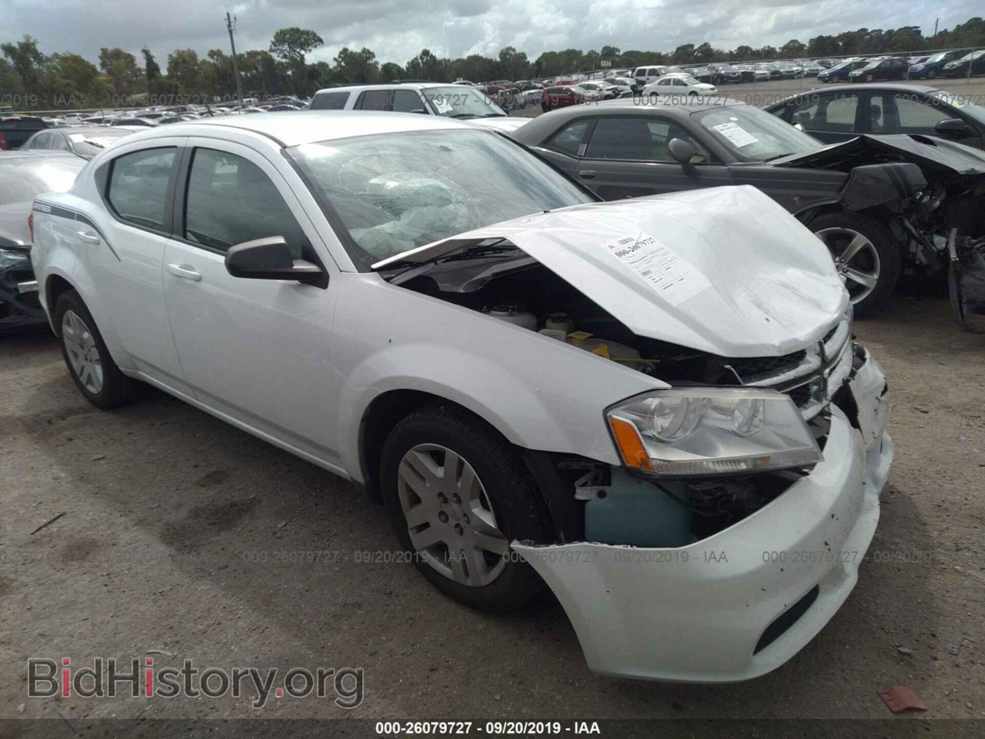 Фотография 1C3CDZAB1EN169609 - DODGE AVENGER 2014